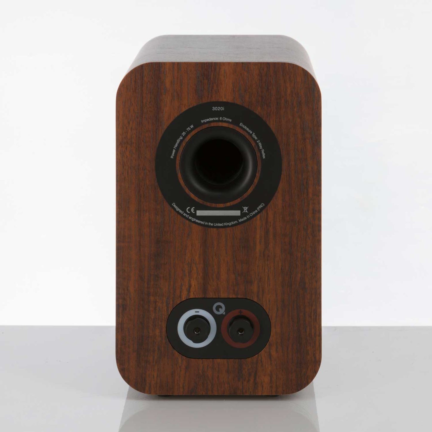 Q Acoustics 3020i Walnut Rear