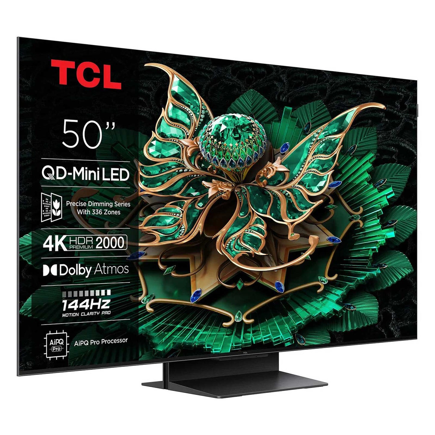 TCL 50Q7C-UK Angled View