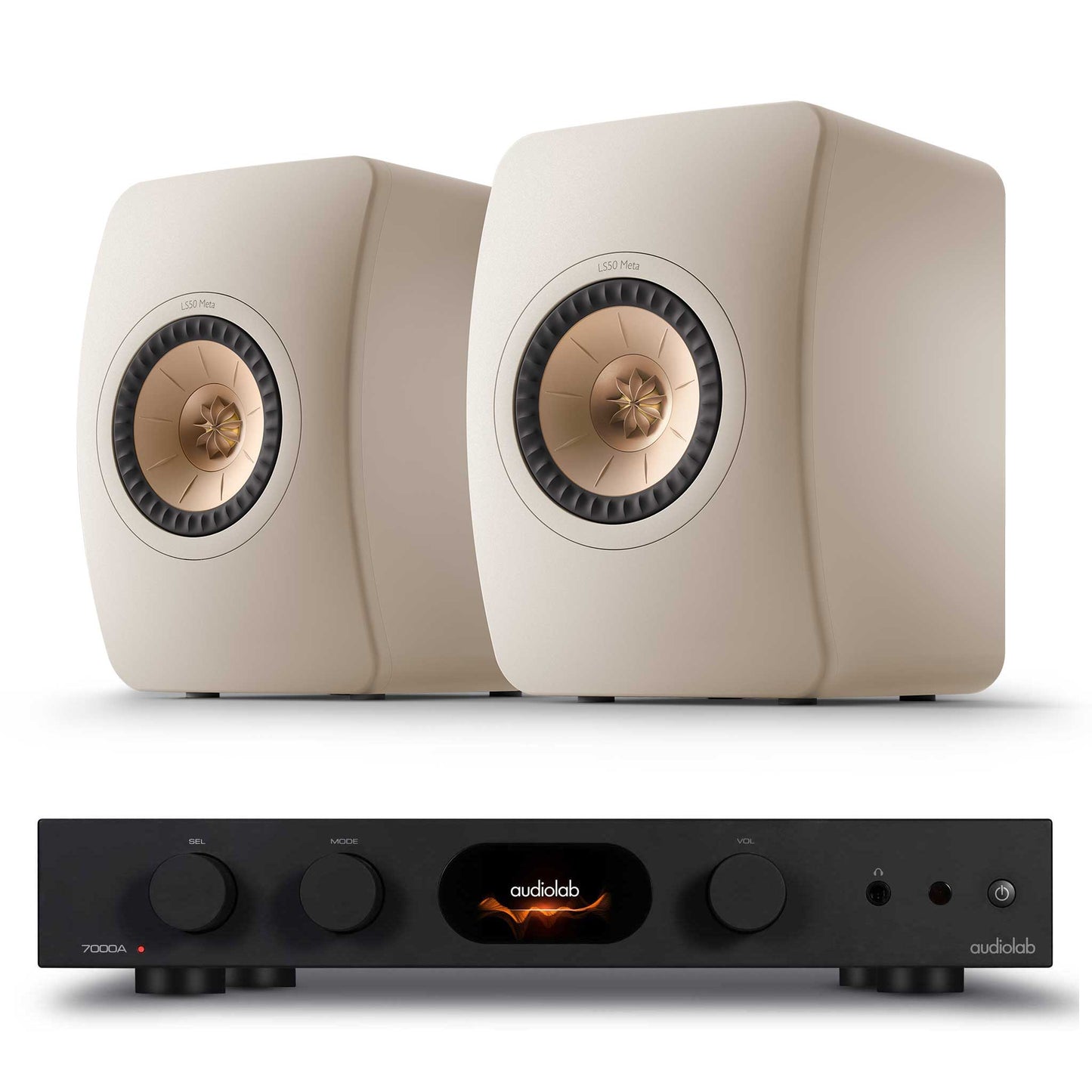 Audiolab 7000A + KEF LS50 Meta + Cables