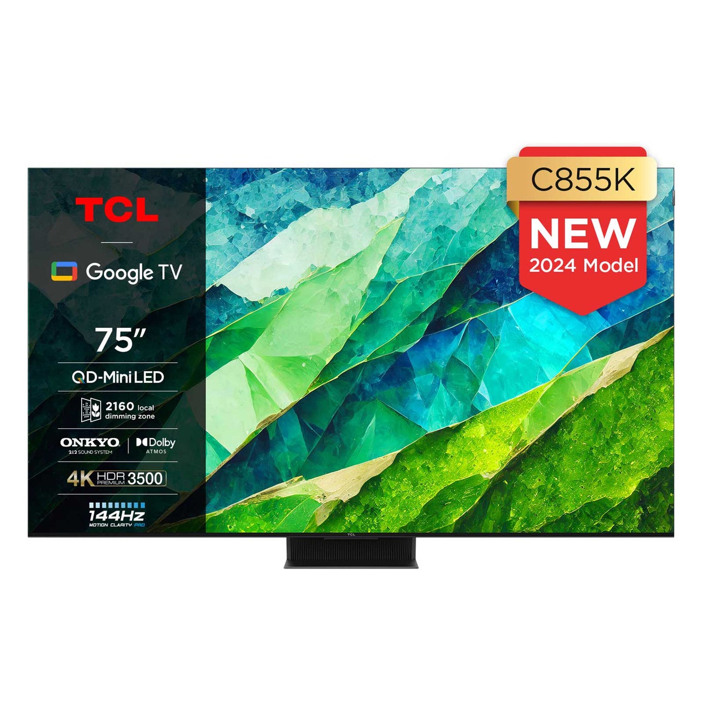 TCL 75C855K 75" 4K Mini LED Smart TV