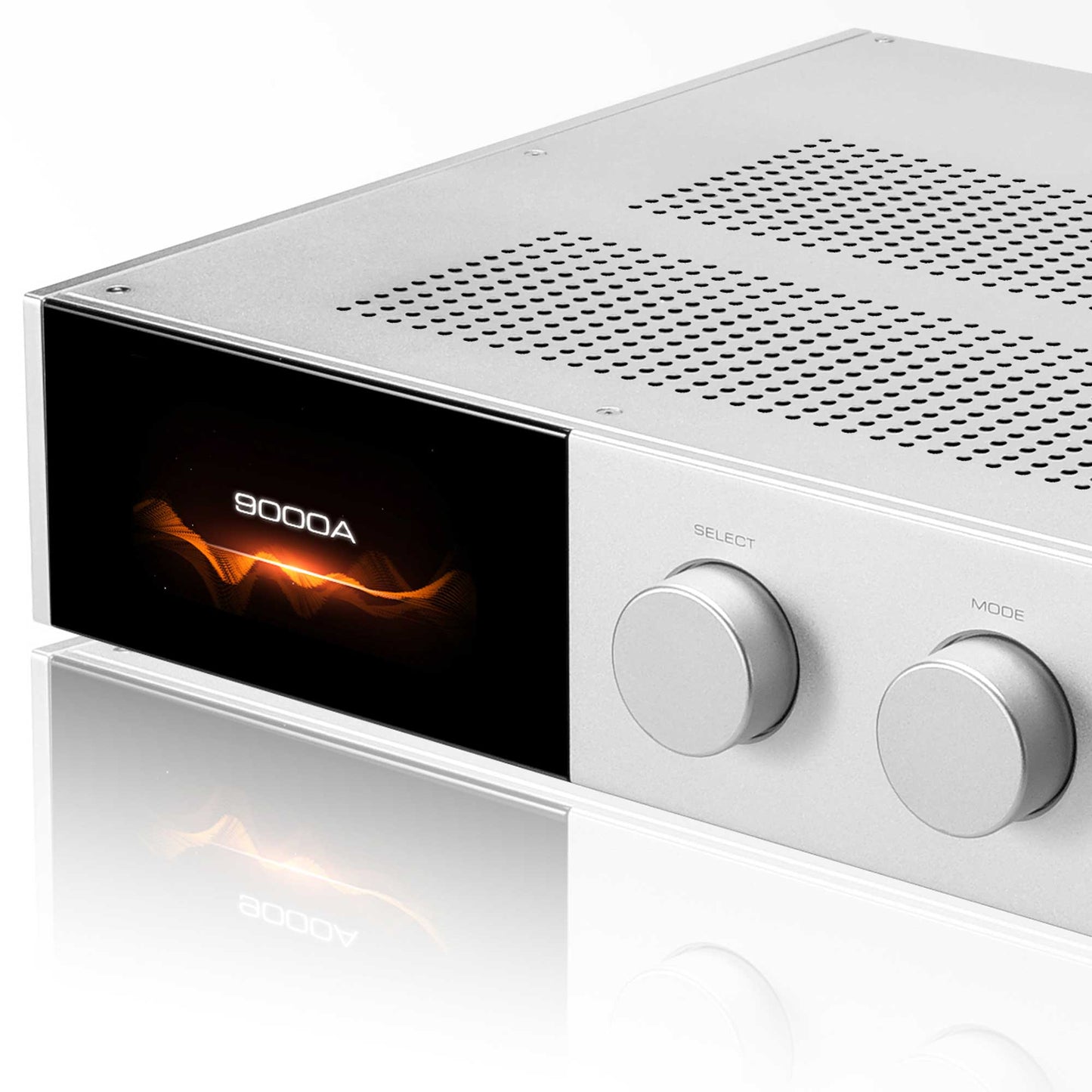 Audiolab 9000A Silver Detail