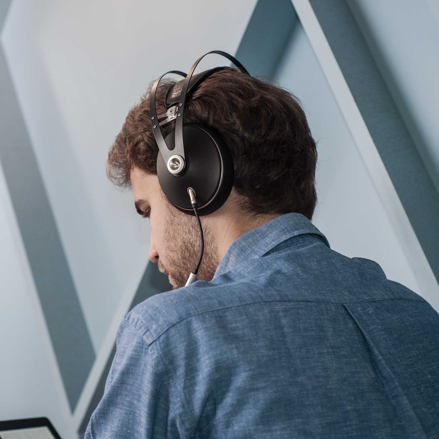 Meze 99 Neo Being Worn