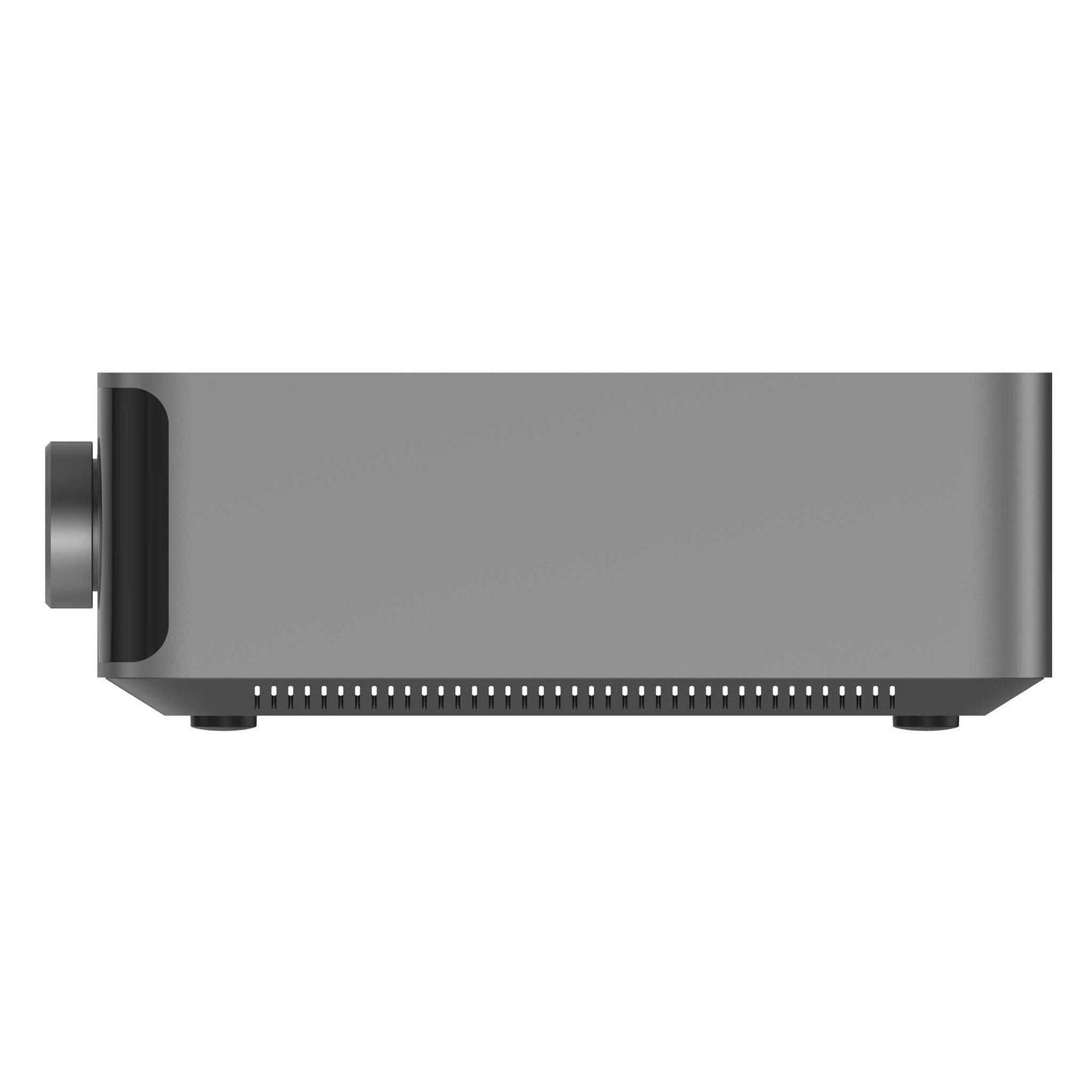 WiiM Amp Ultra Space Grey Side View