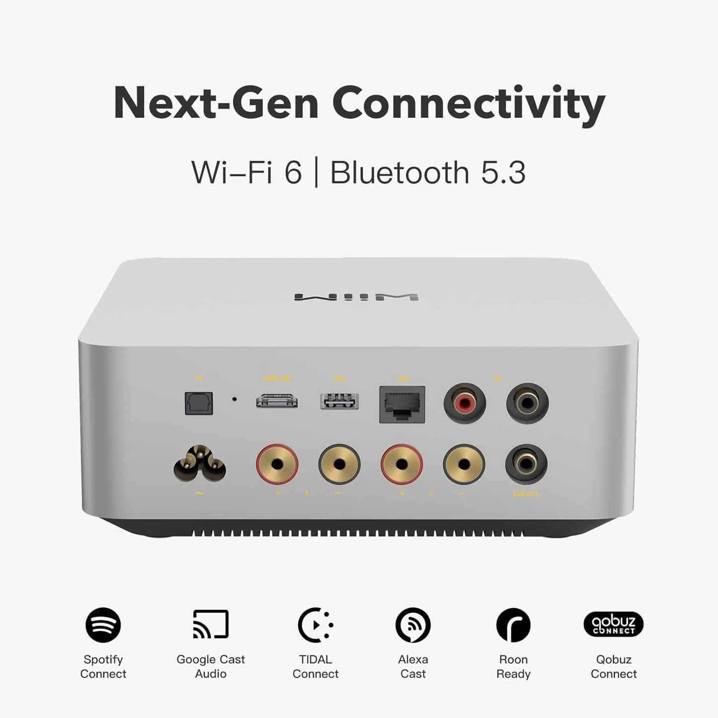 WiiM Amp Ultra Next Gen Connectivity
