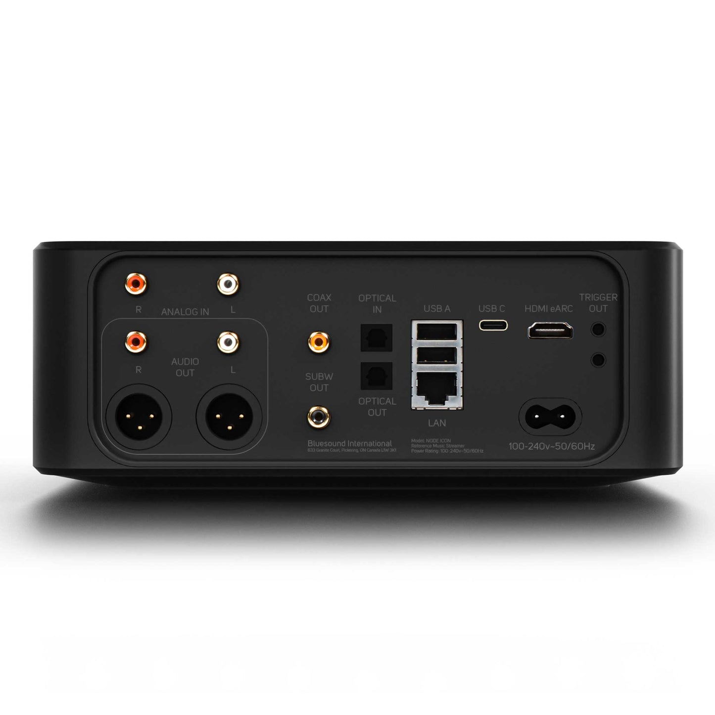 Bluesound Node Icon Rear View