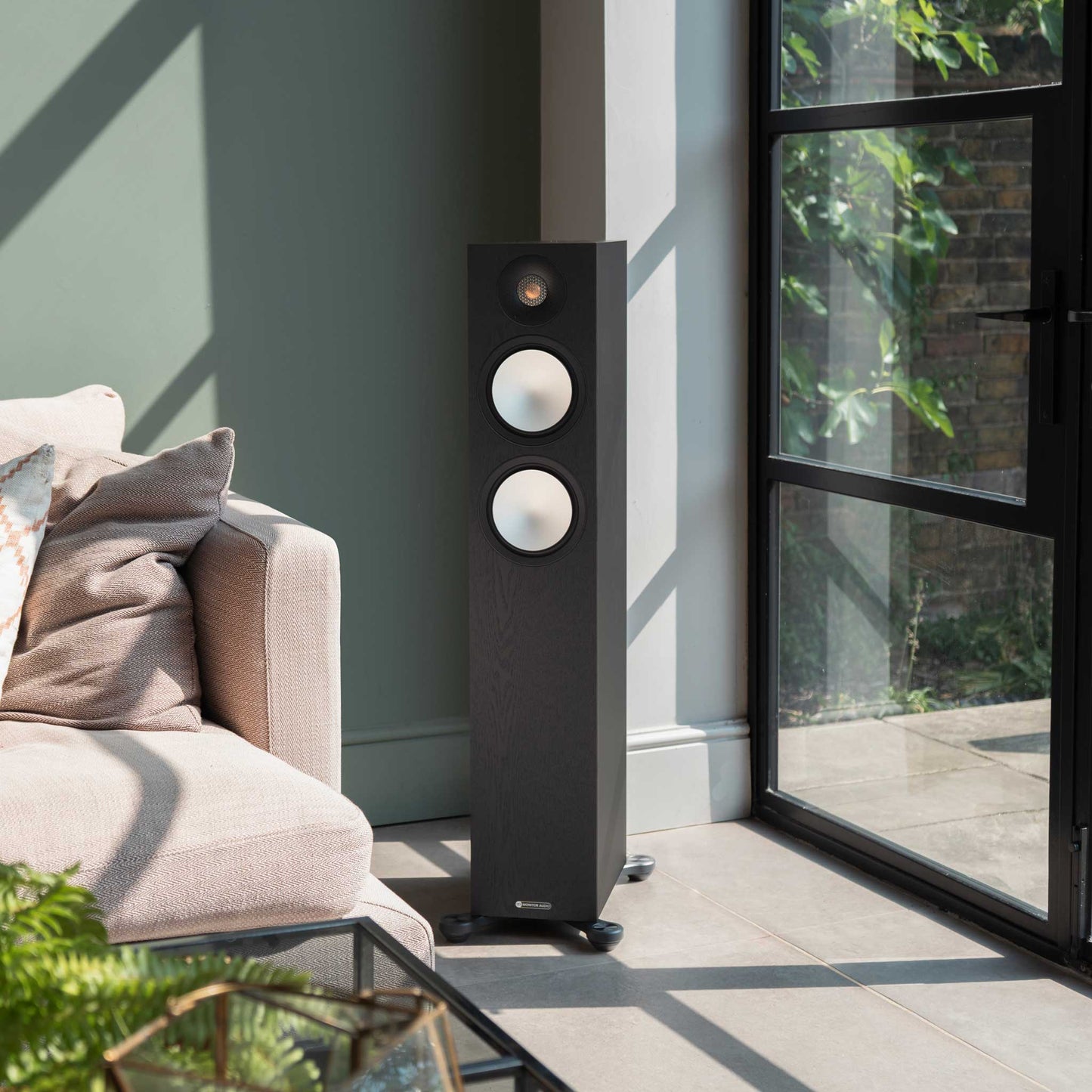 Monitor Audio Bronze 300 7G Black Room Setting