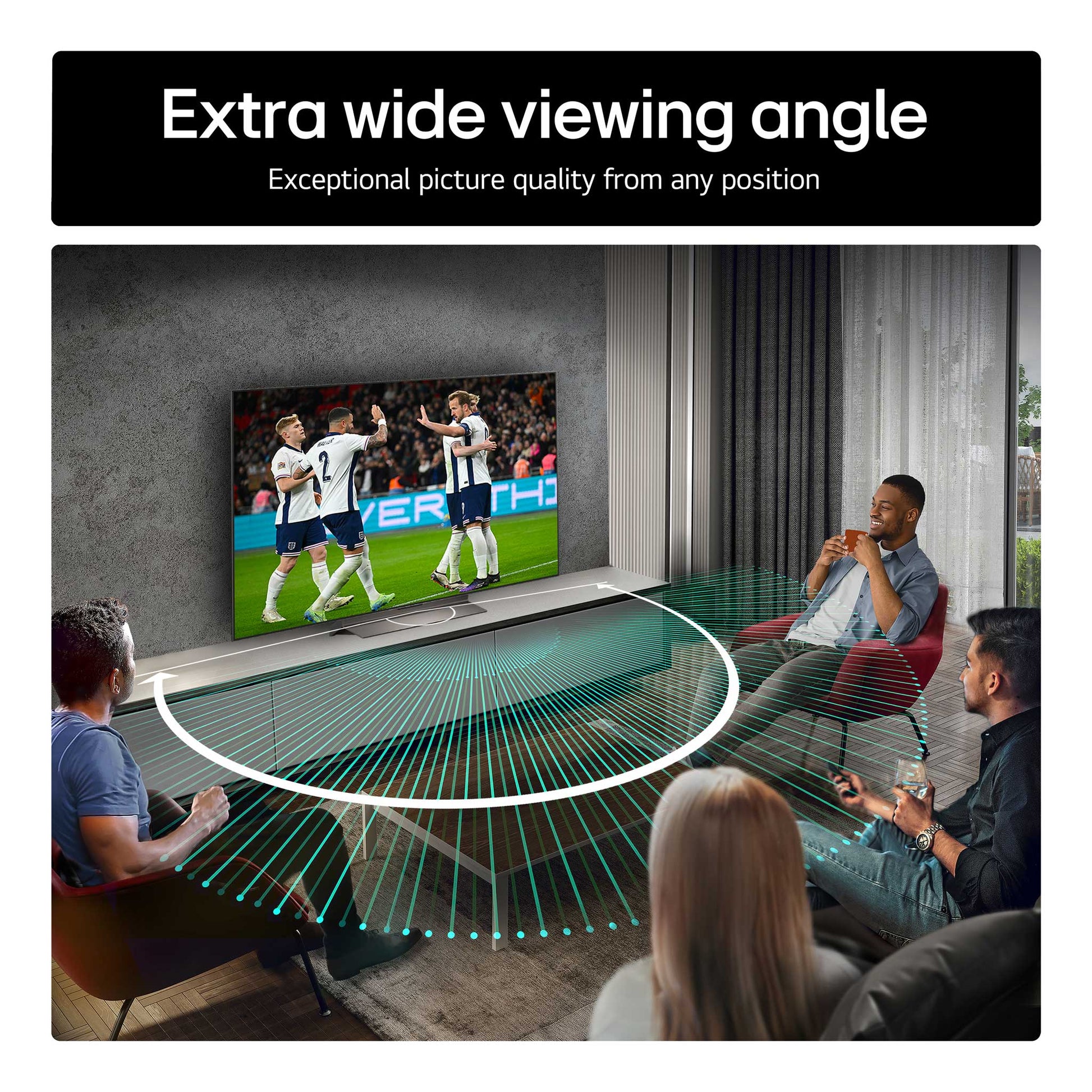 LG C5 OLED Extra Wide Viewing Angle