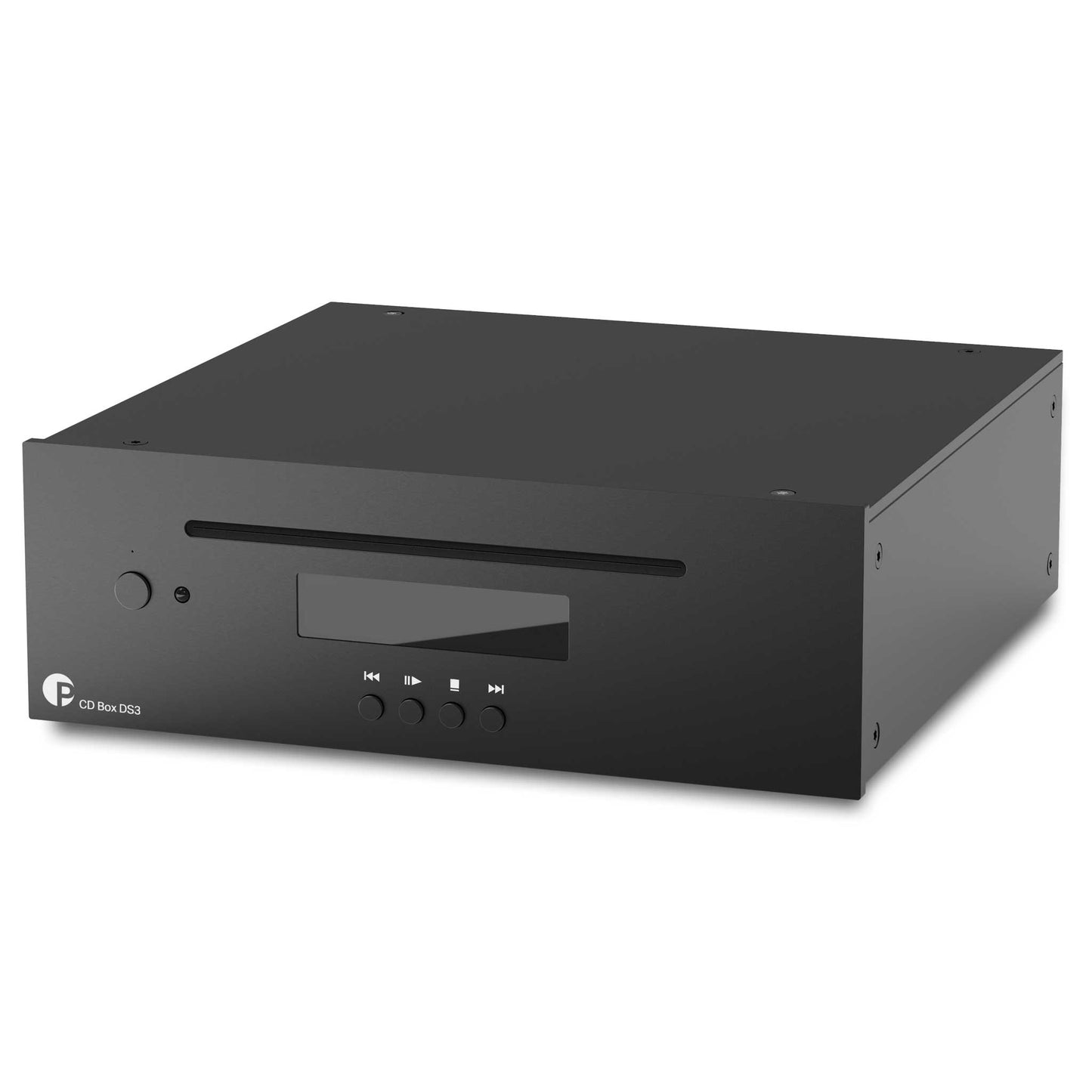Pro-ject CD Box DS3 Black Angled View