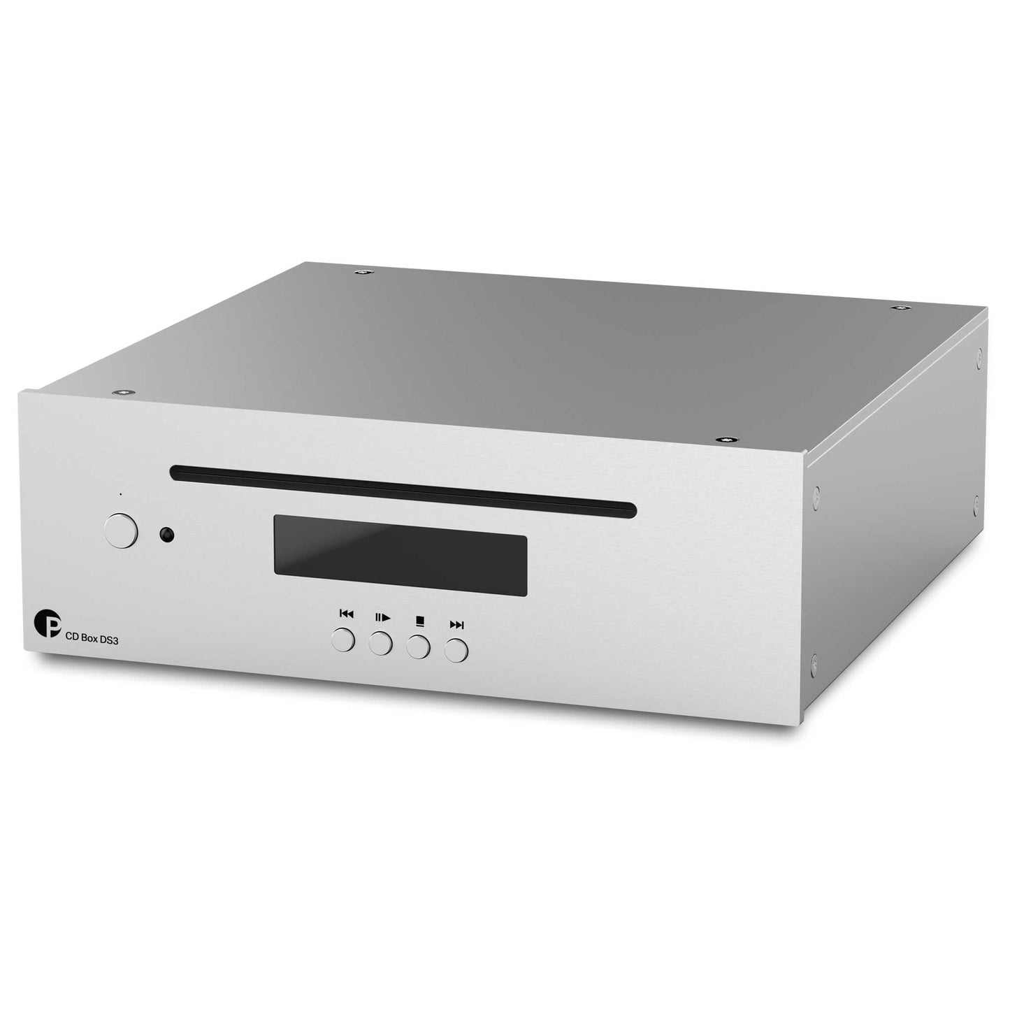 Pro-ject CD Box DS3 Silver Angled View