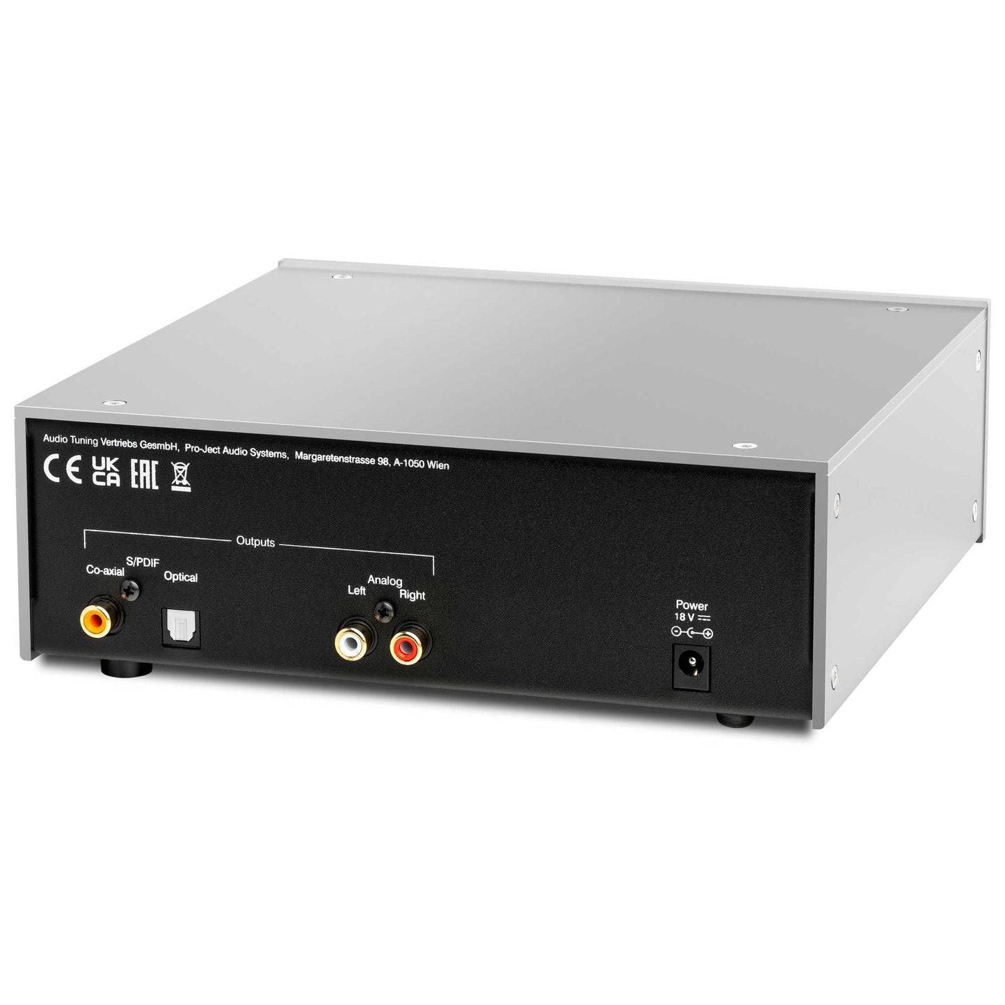 Pro-ject CD Box DS3 Rear View