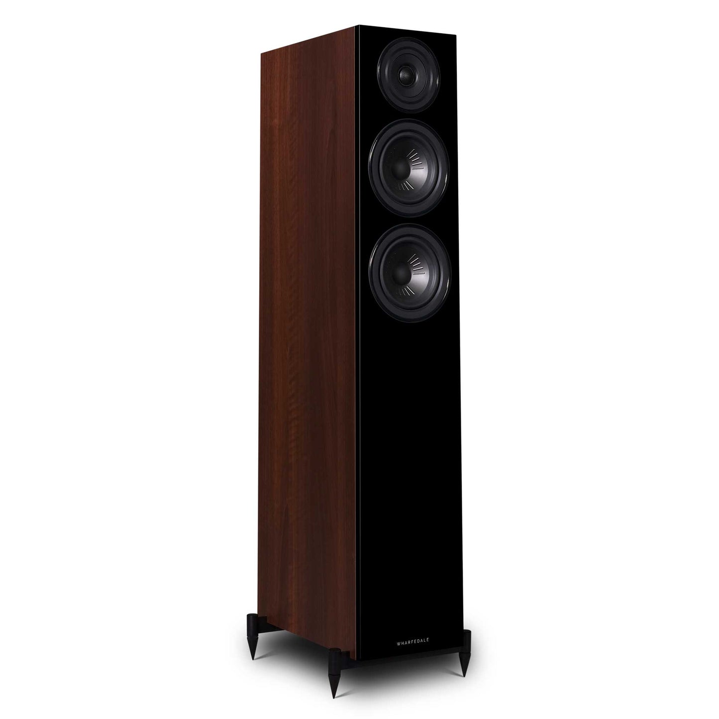 Wharfedale Diamond 12.3 Walnut Angled View