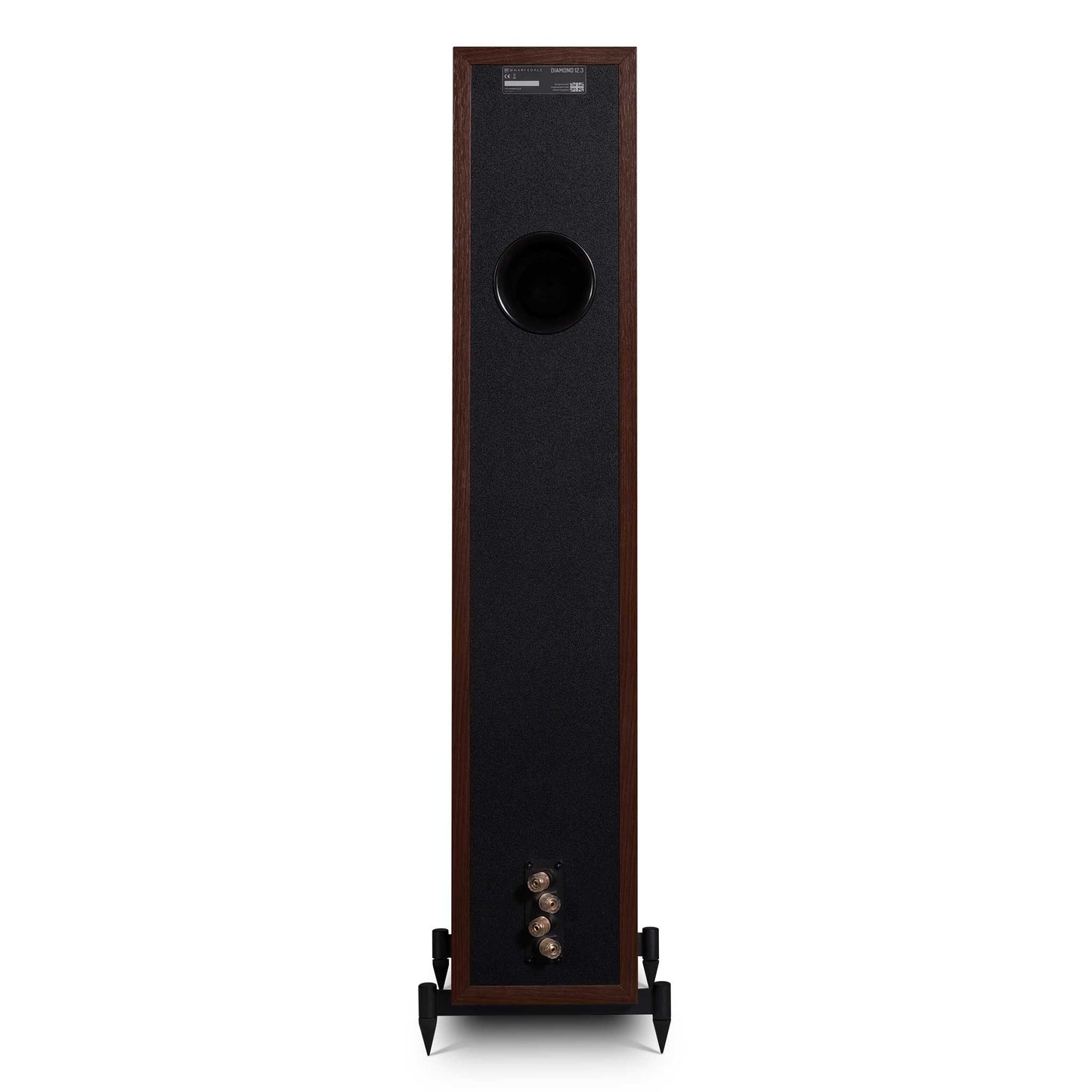 Wharfedale Diamond 12.3 Walnut Rear View