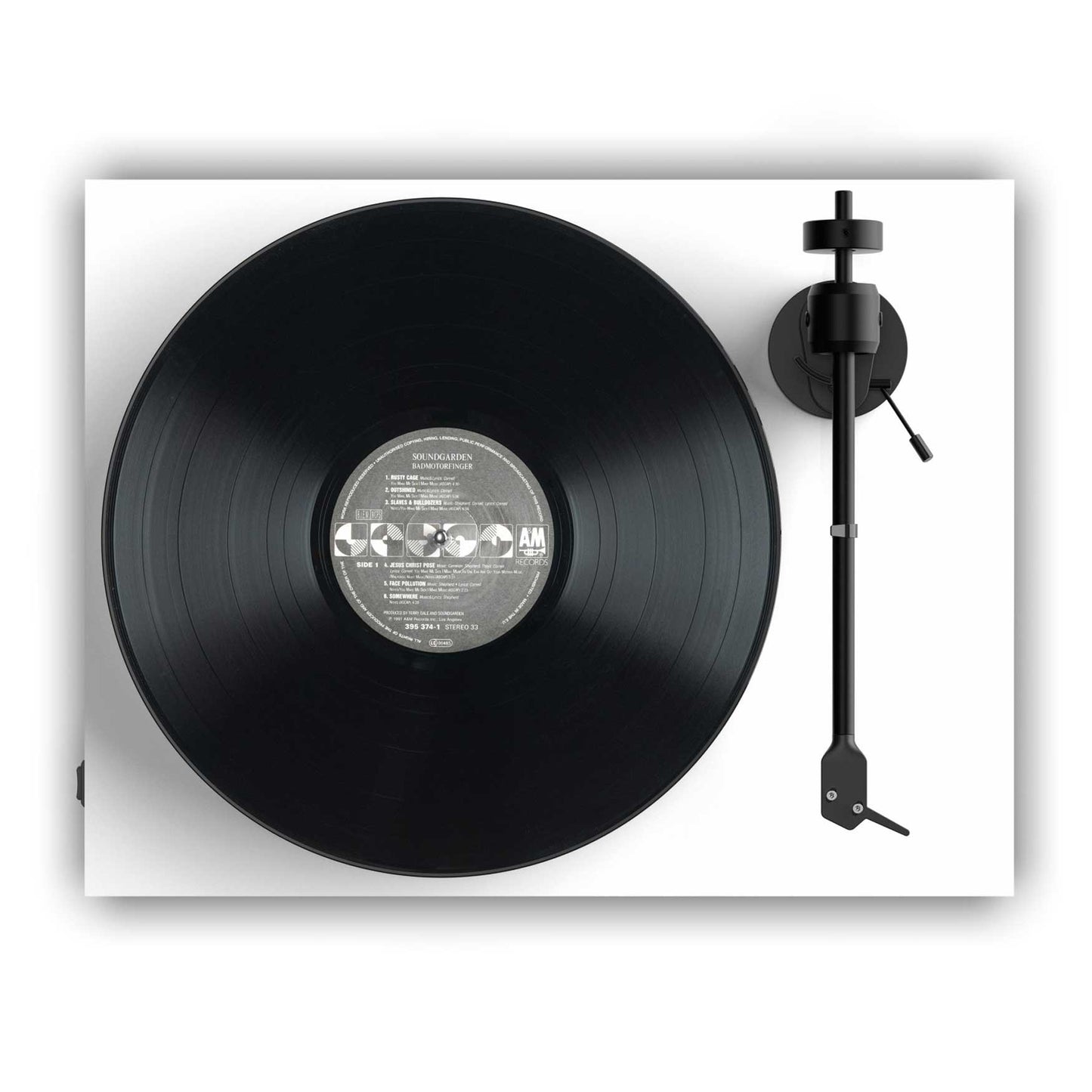 Pro-Ject E1 Phono Turntable White Top