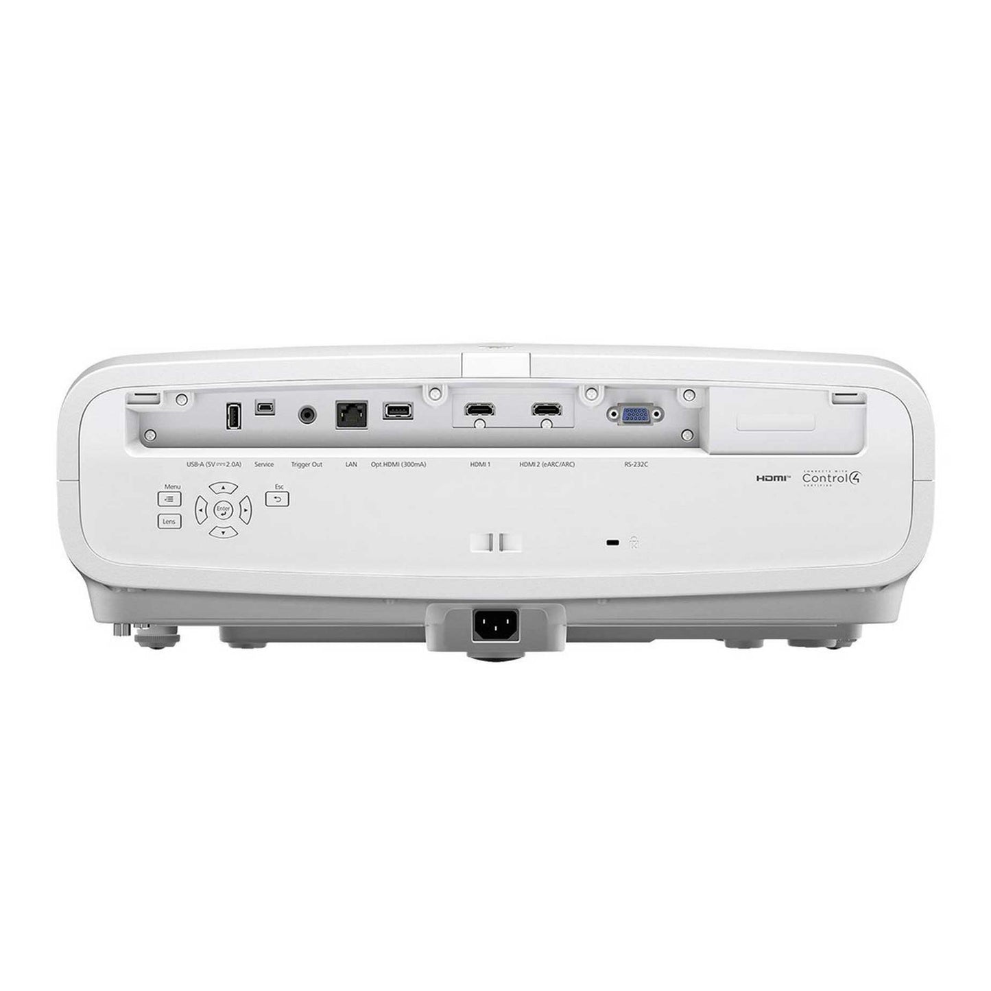 Epson EH-LS9000 White Rear View