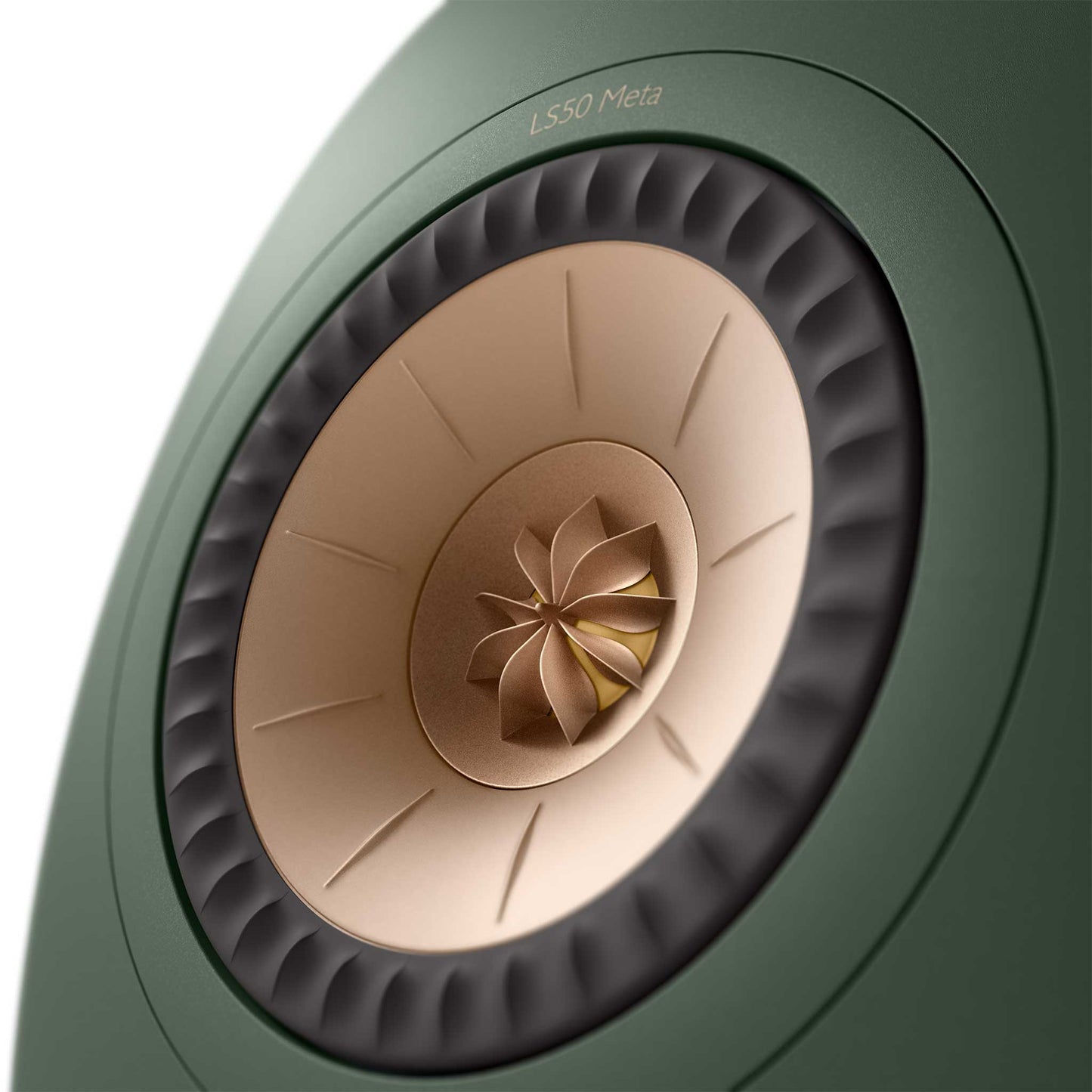KEF LS50 Meta Moss Green Detail