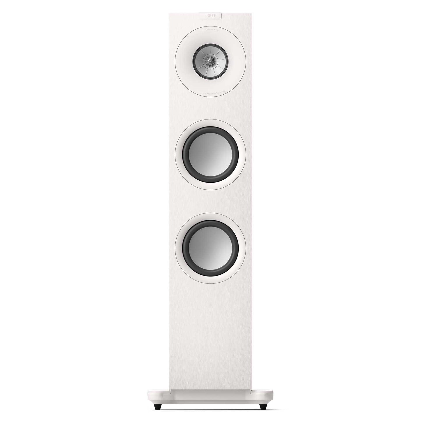 KEF Q7 Meta Satin White Front View