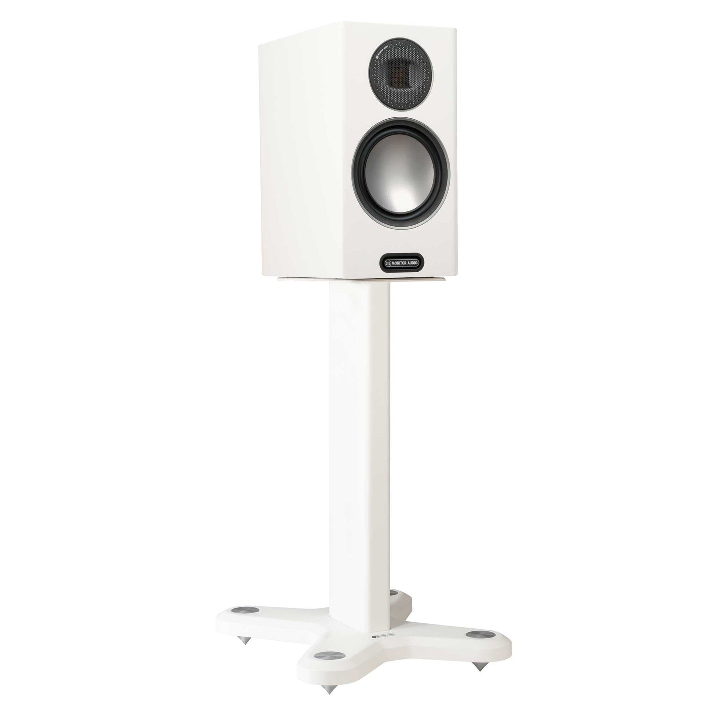 Monitor Audio ST-2 Speaker Stand White With Speaker