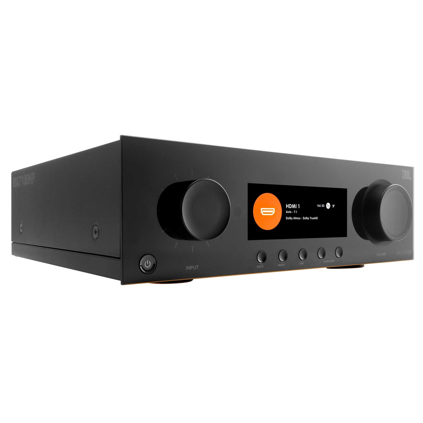 JBL MA7100HP Black Angled View