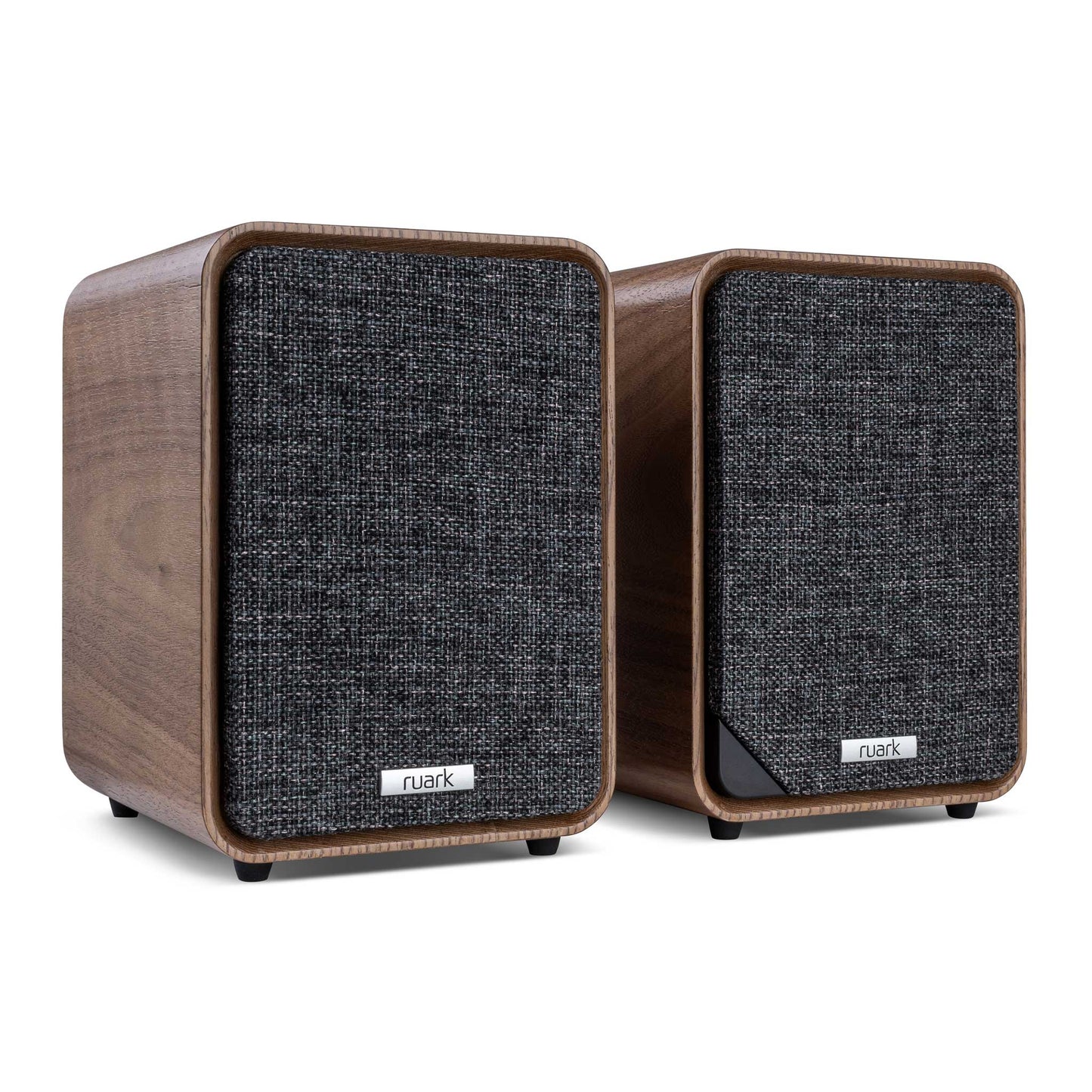 Ruark Audio MR1 MK3 Rich Walnut Angled View