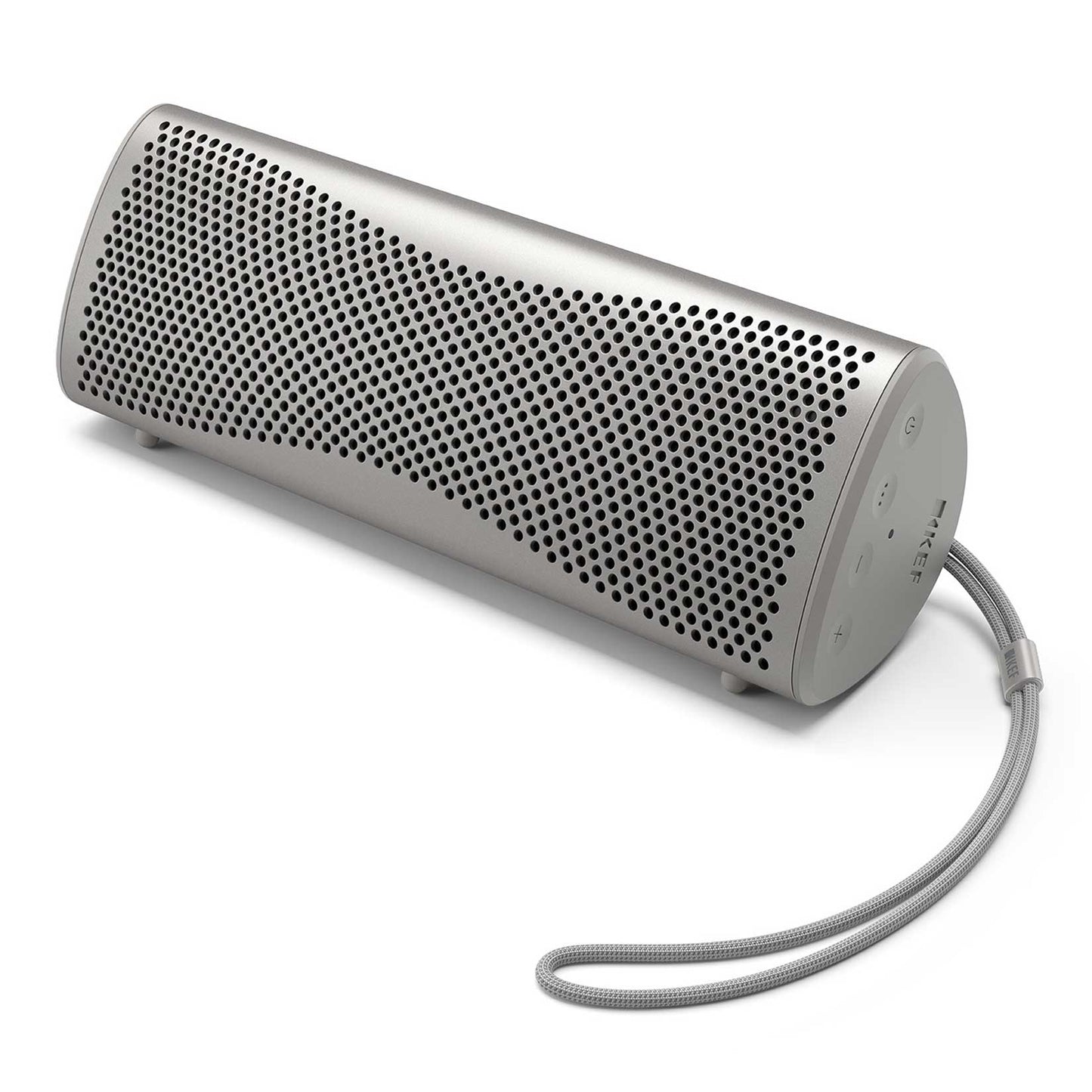 KEF Muo Silver Dusk Angled View