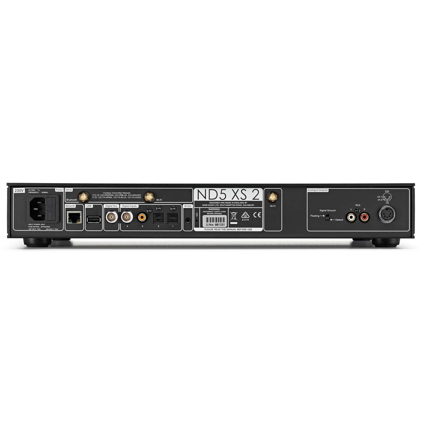 Naim ND5 XS2 Rear Panel