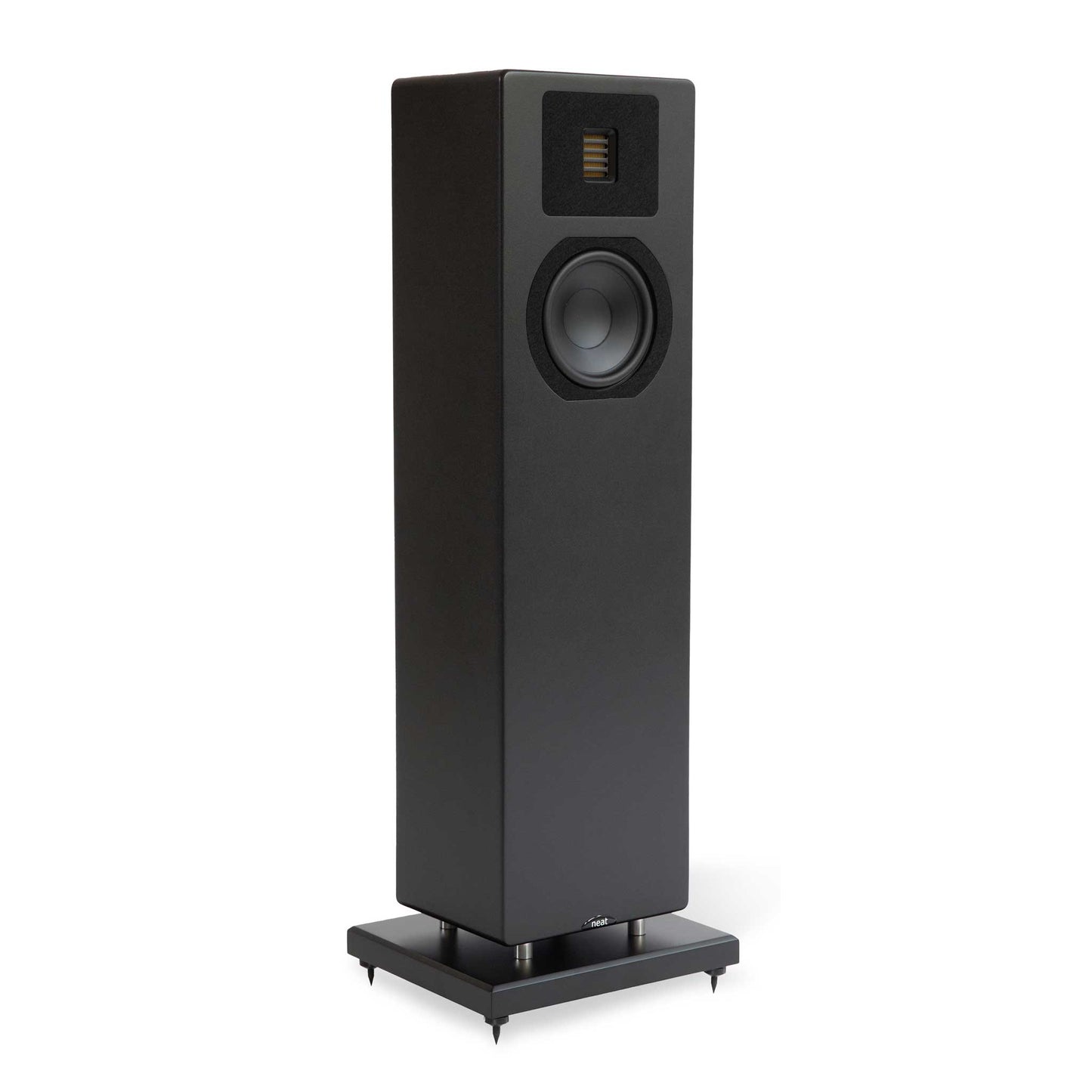 Neat Mystique Classic Textured Black Angled View