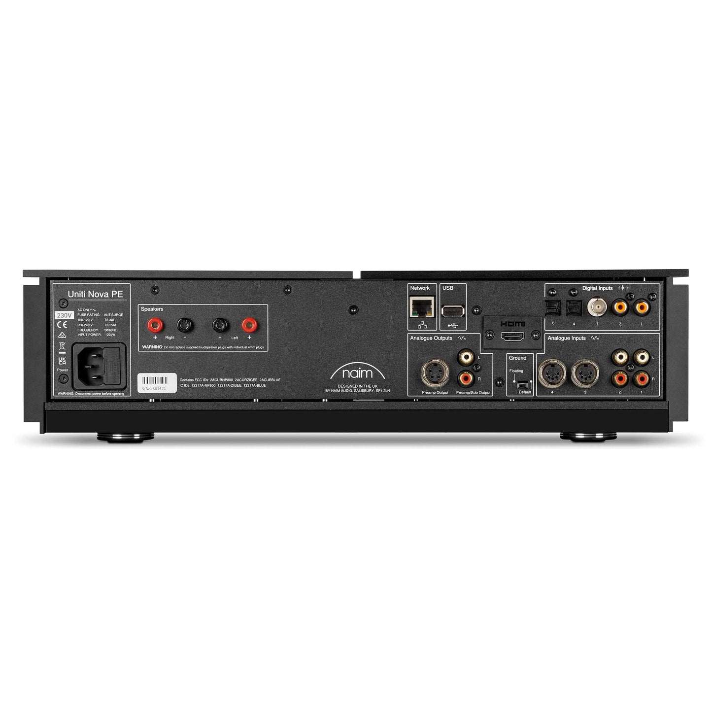 Naim Uniti Nova PE Rear
