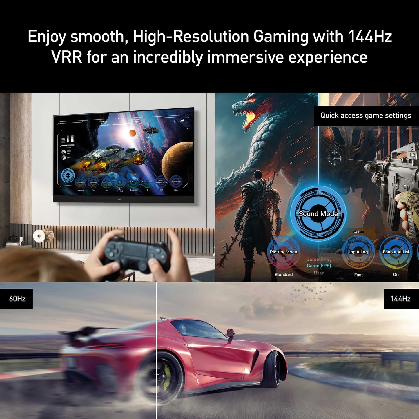 Panasonic Z90B Game Mode Extreme
