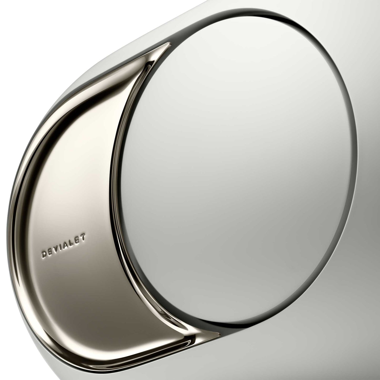 Devialet Phantom Ultimate 108 dB Light Pearl Side Detail