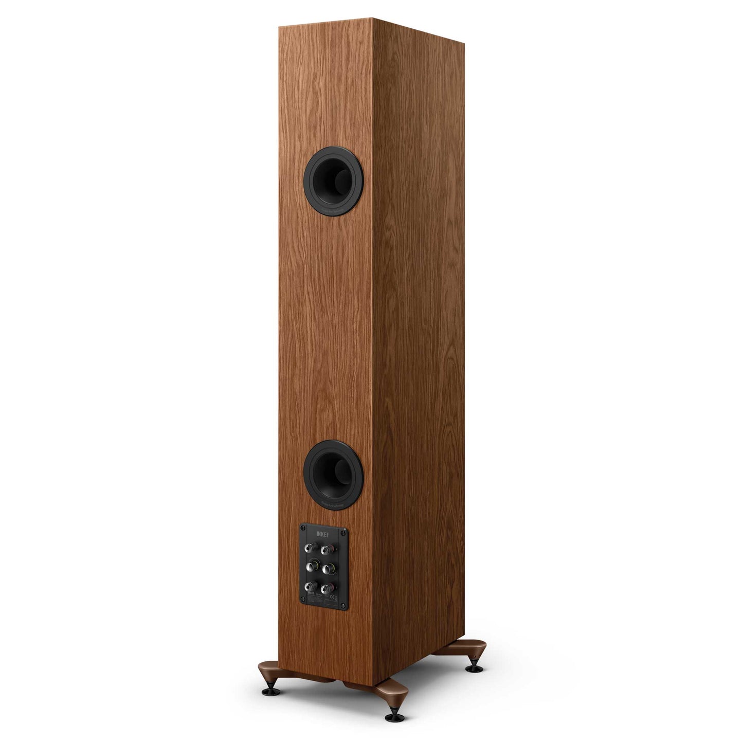 KEF R5 Meta Walnut Rear