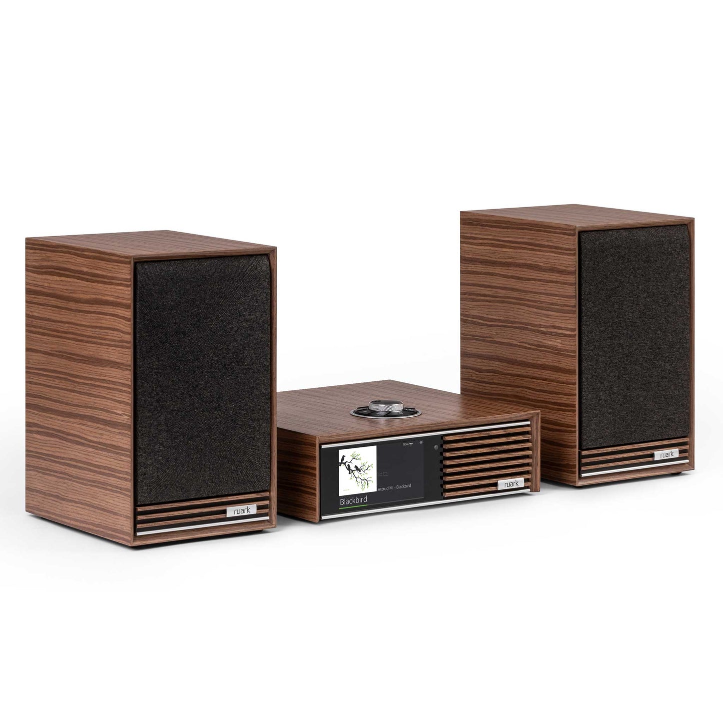Ruark Audio R610 with Sabre-R Speakers Walnut