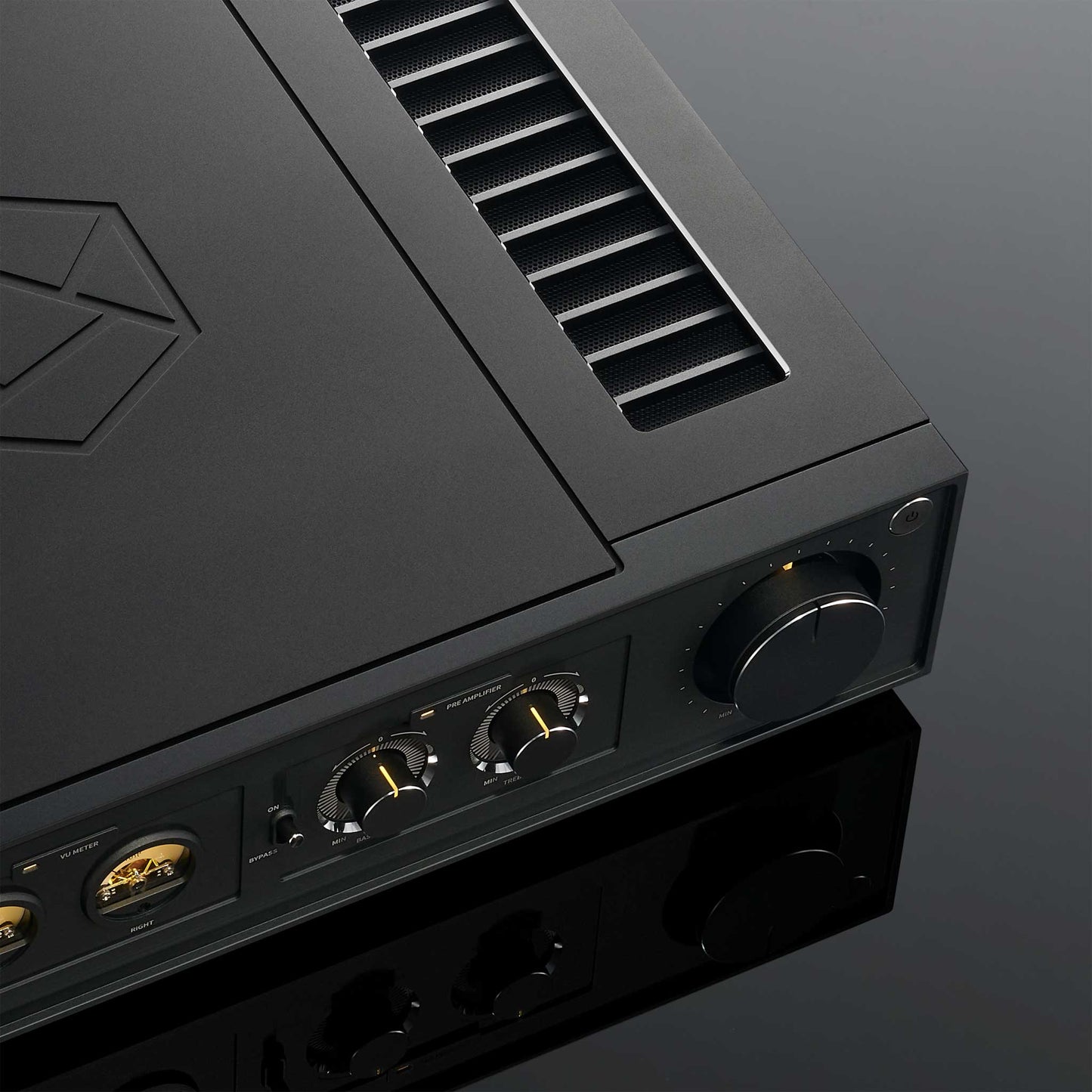 HiFi Rose RA280 Black Front Panel Detail