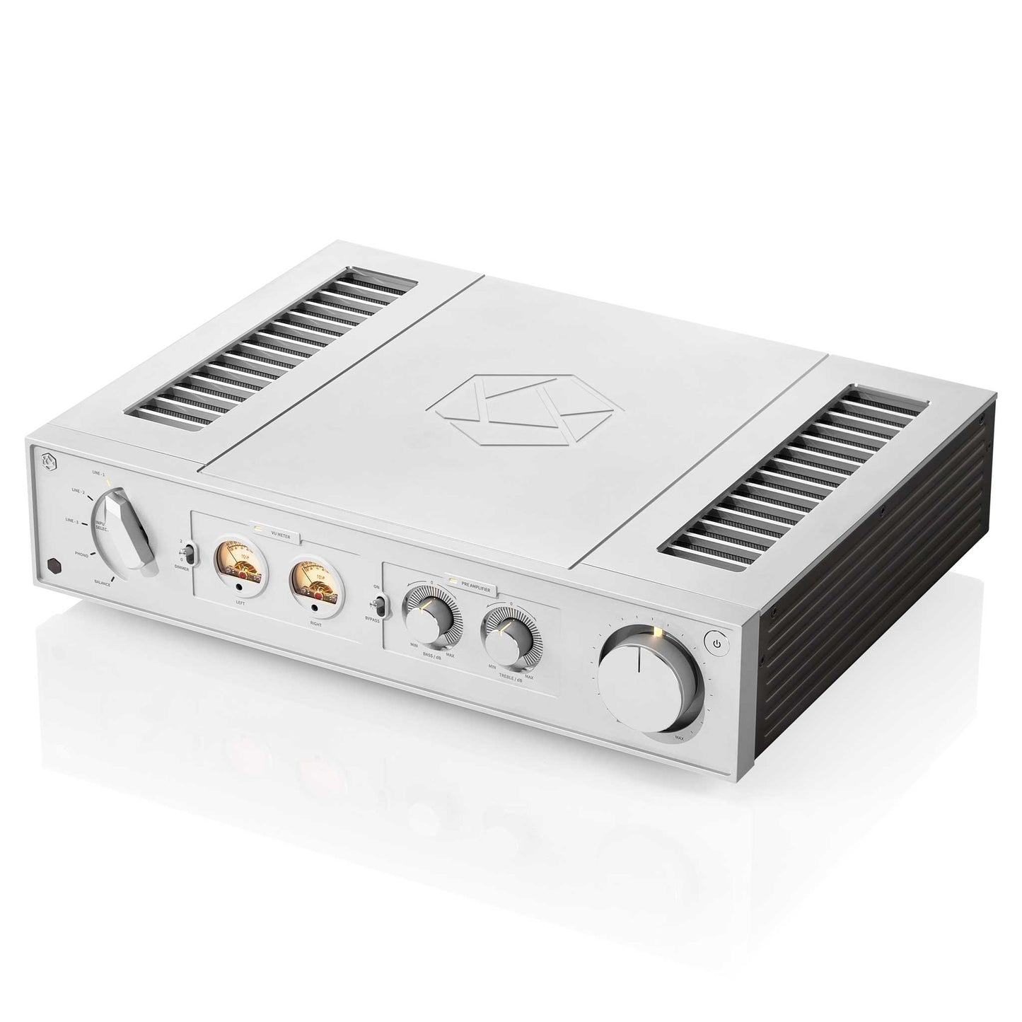 HiFi Rose RA280 Silver Top Angled View