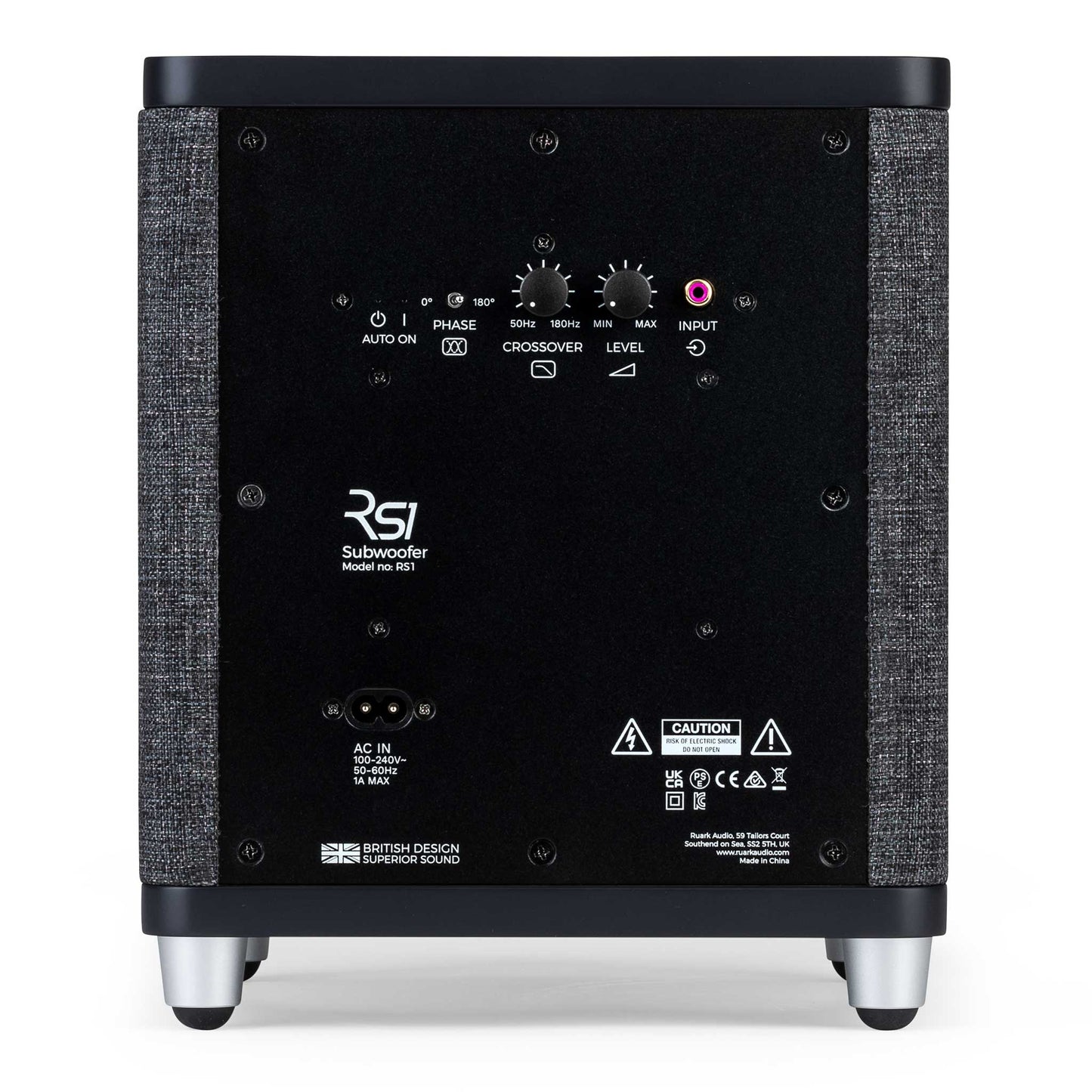 Ruark Audio RS1 Satin Charcoal Rear View