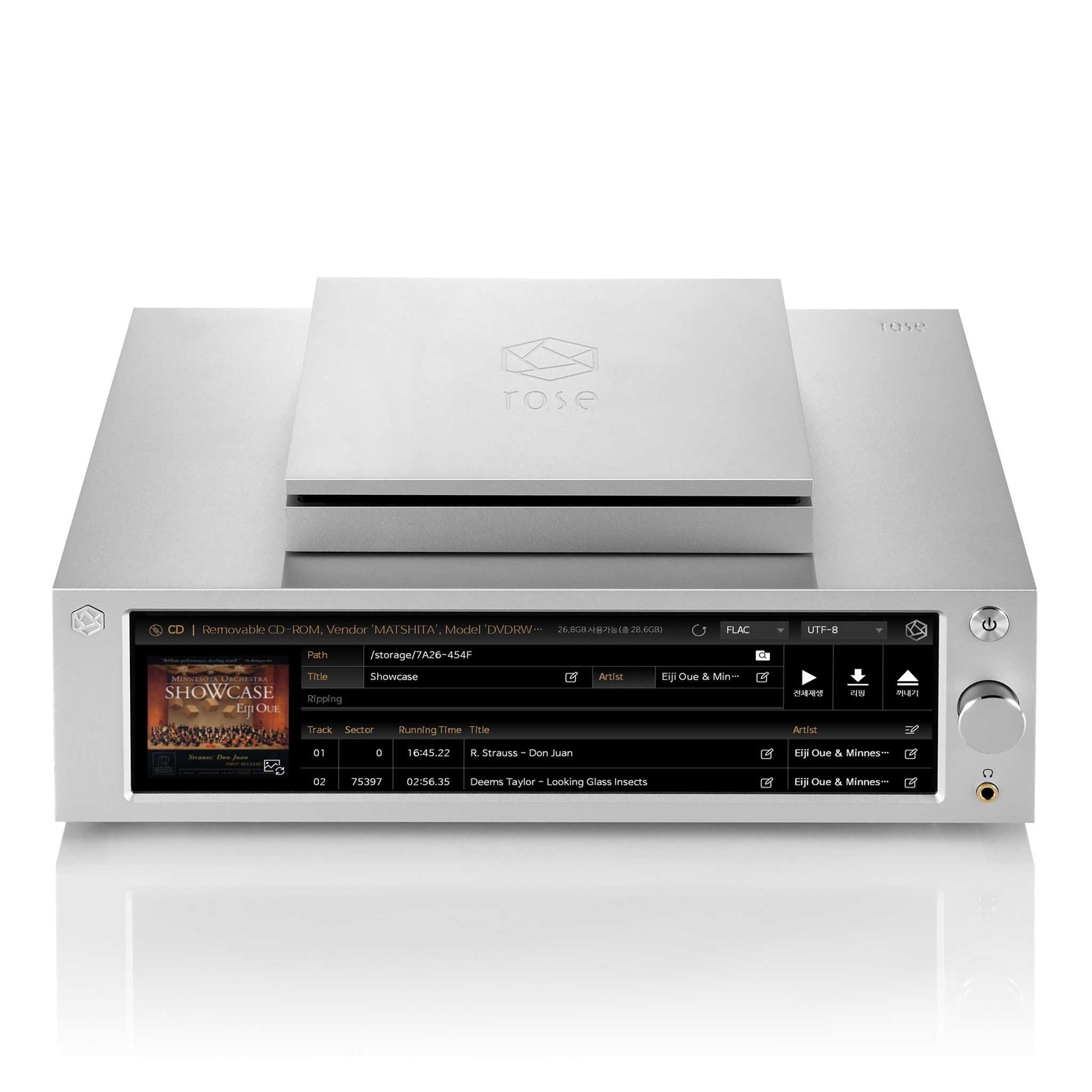 HiFi Rose RSA780 shown with RS250