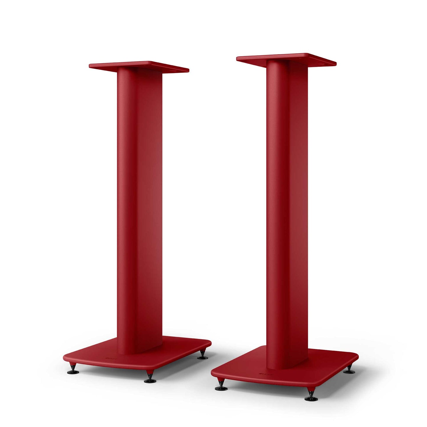 KEF S2 Floor Stands Crimson Red