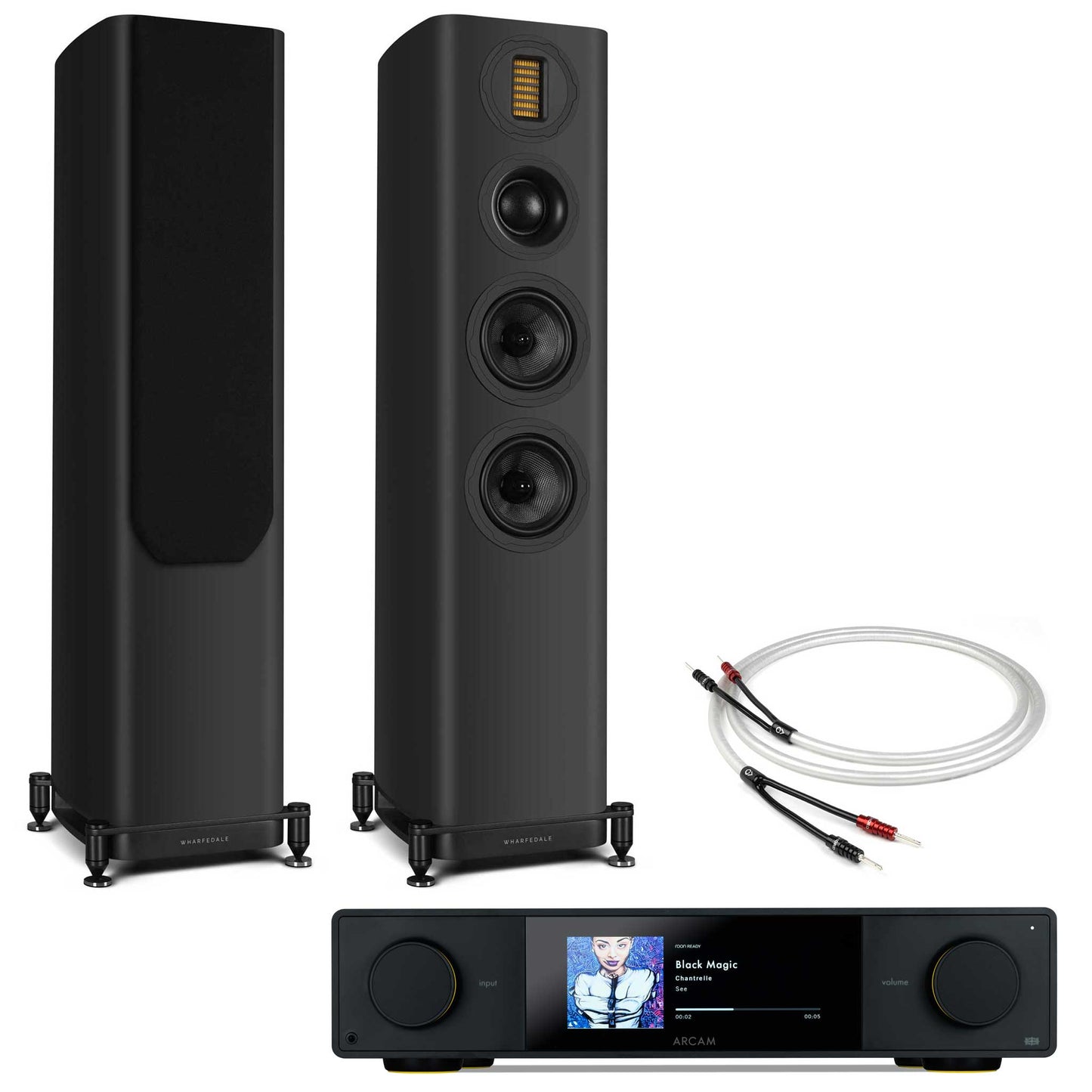 Arcam SA35 with Wharfedale Evo 5.3 Black