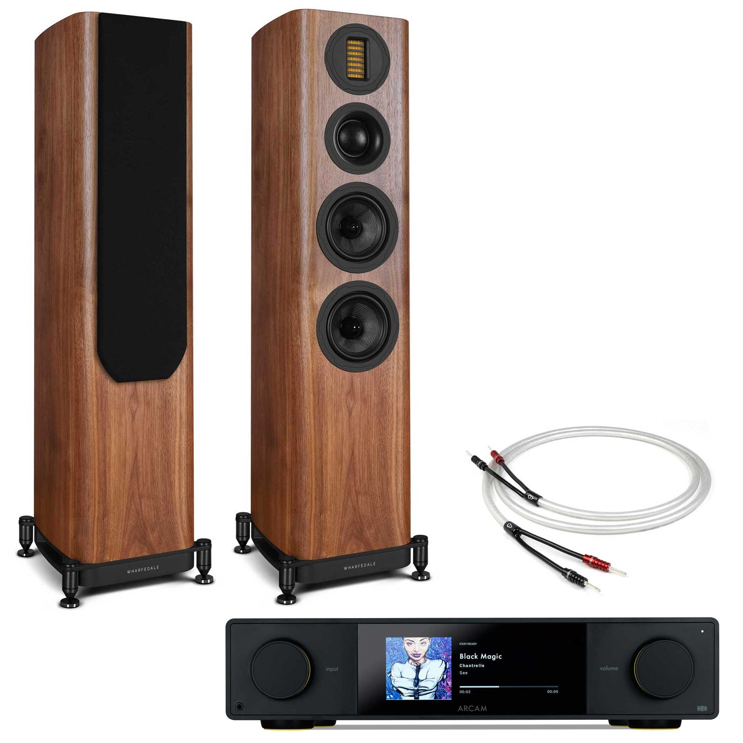 Arcam SA35 with Wharfedale Evo 5.3 Walnut