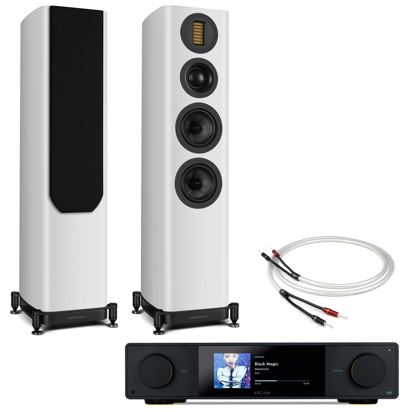 Arcam SA35 with Wharfedale Evo 5.3 White
