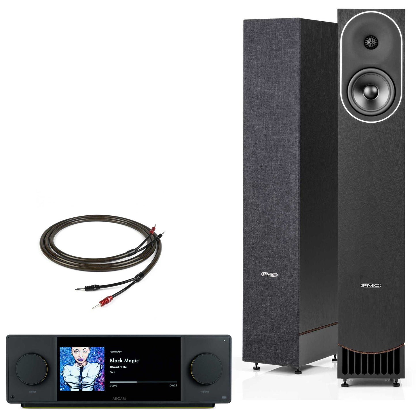 Arcam SA45 with PMC Prophecy 5 Blackened Walnut