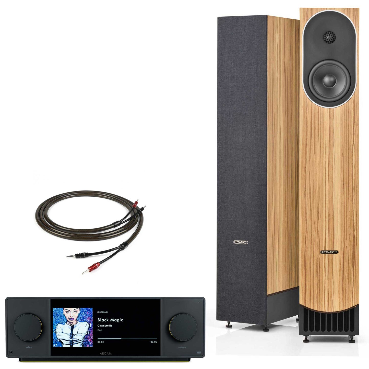 Arcam SA45 with PMC Prophecy 5 Mediterranean Oak