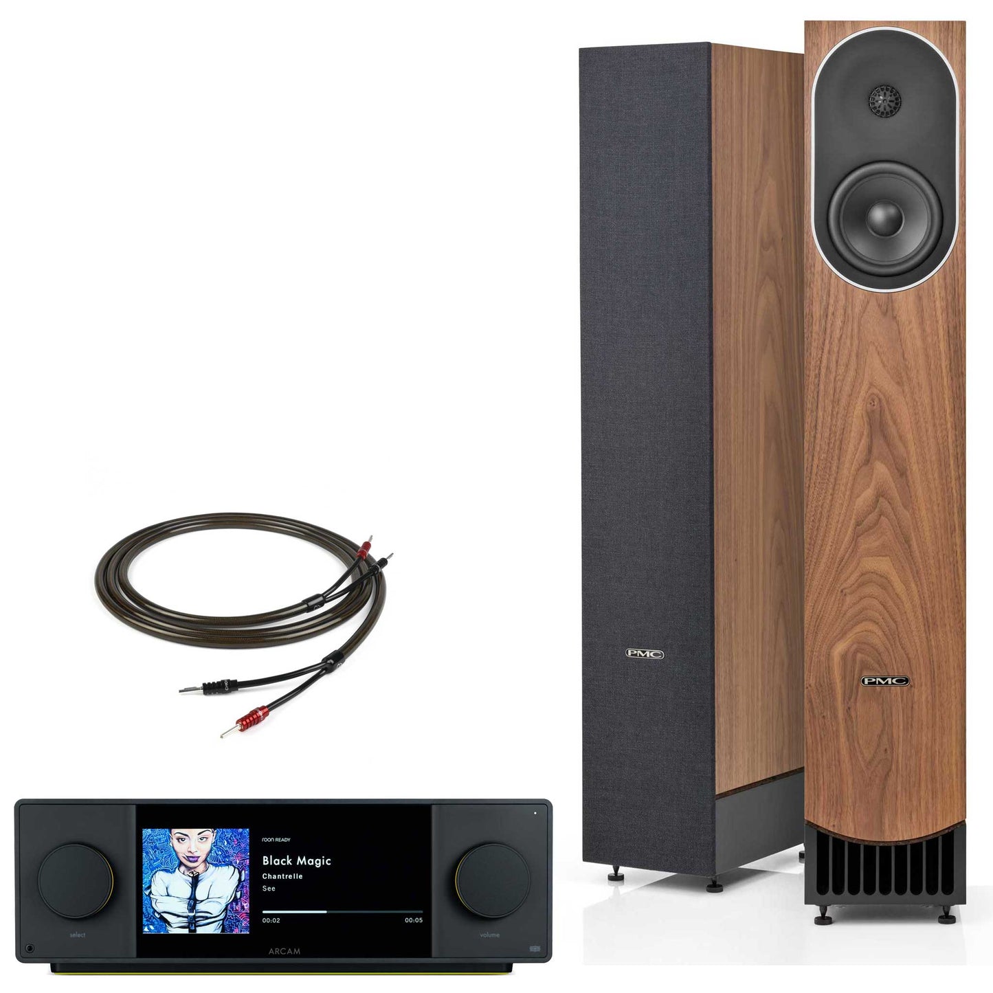 Arcam SA45 with PMC Prophecy 5 Natural Walnut