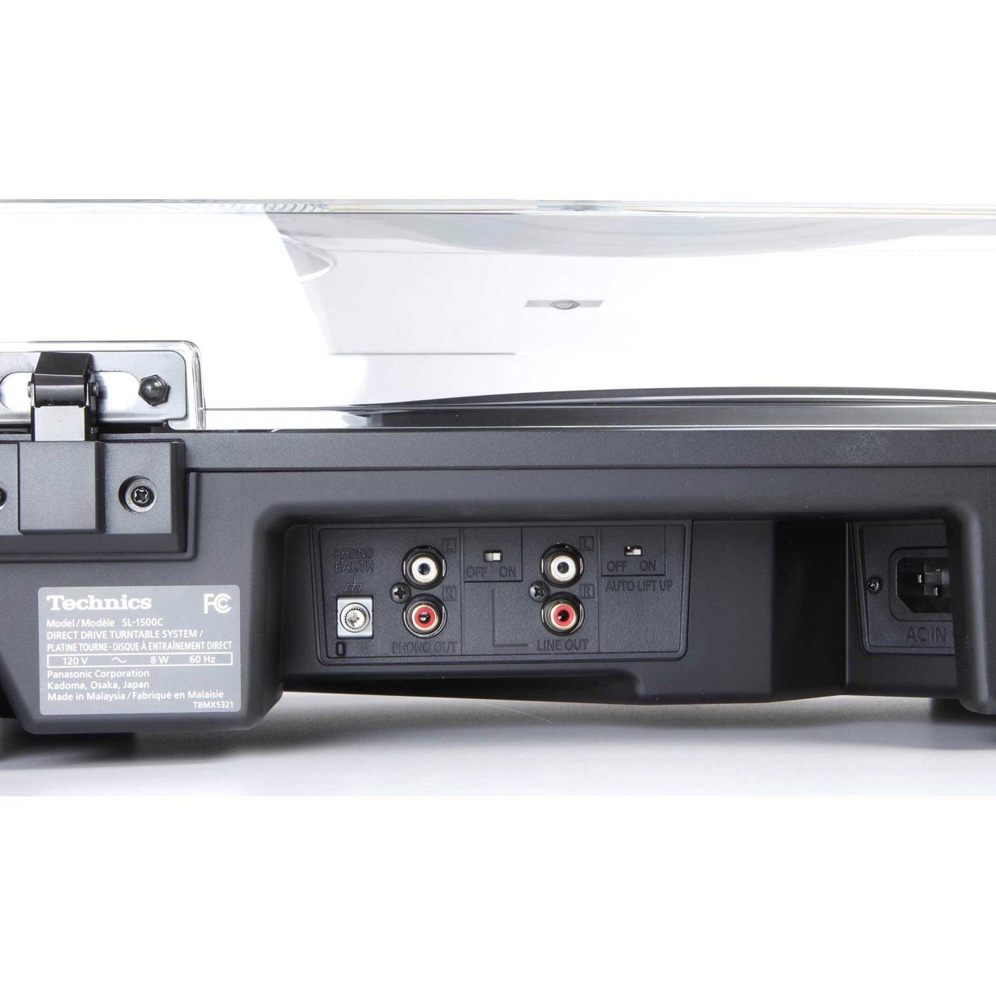 Technics SL-1500C Rear Connections