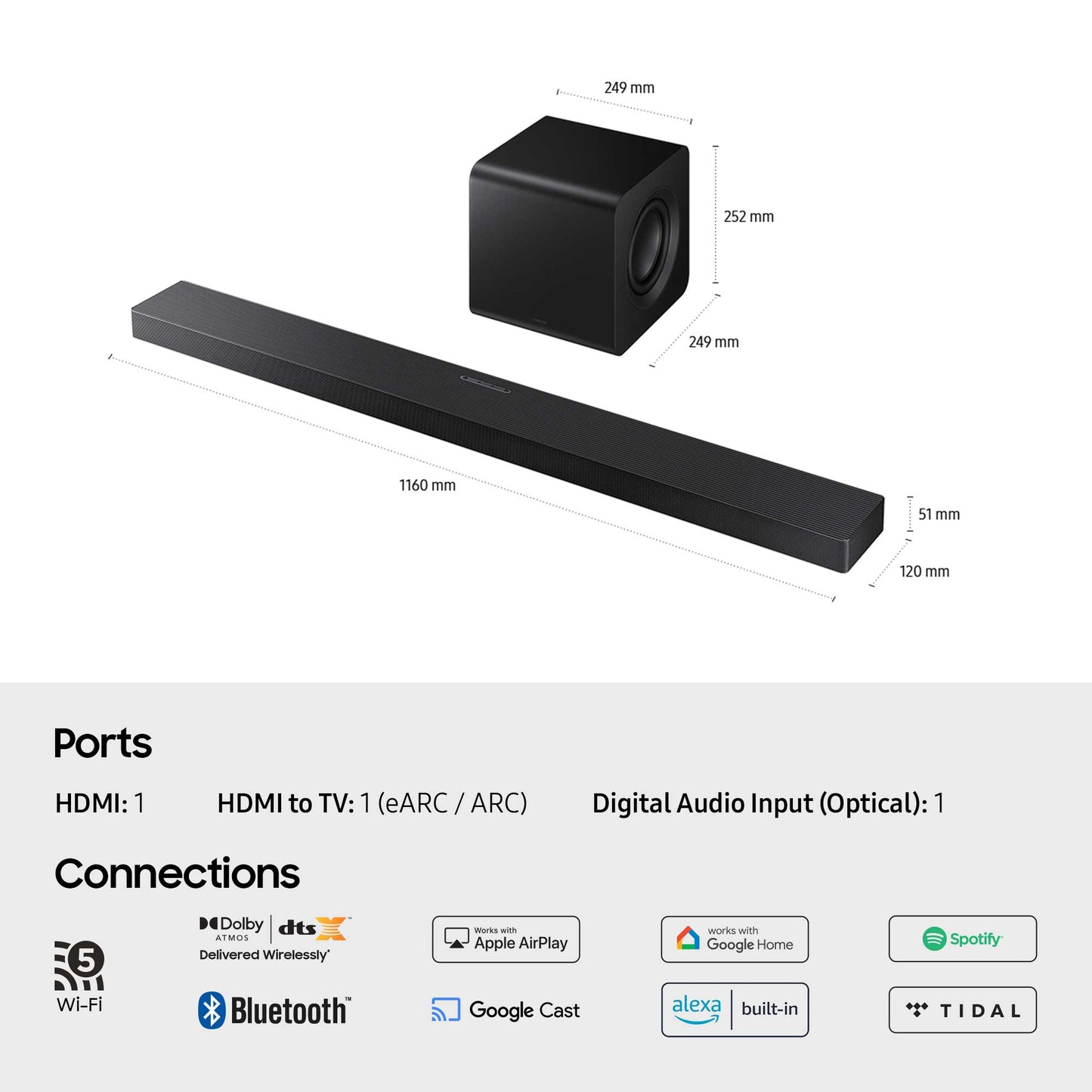 Samsung HW-QS700F Specifications