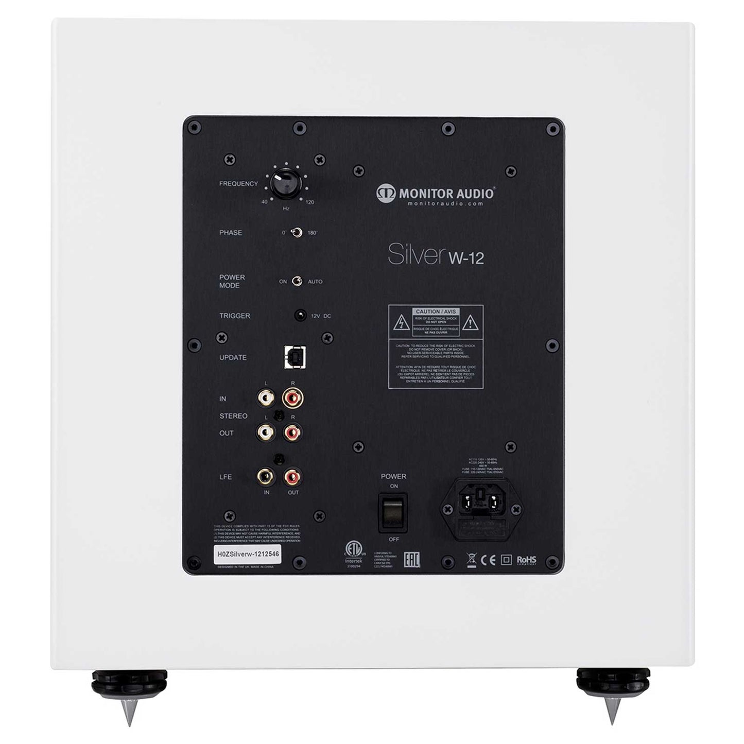 Monitor Audio Silver W12 Rear Panel