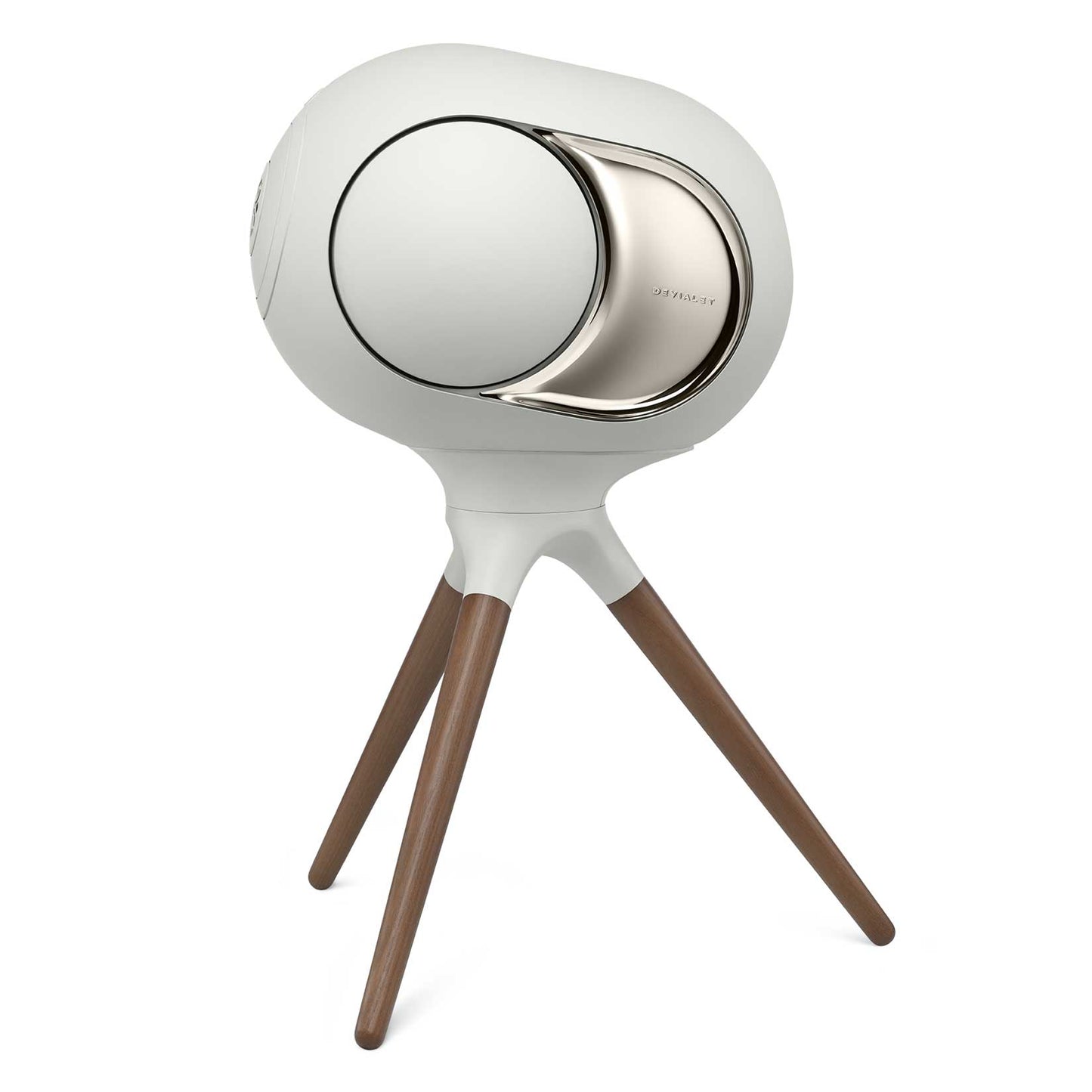 Devialet Treepod Ultimate 108 dB Light Pearl Side View