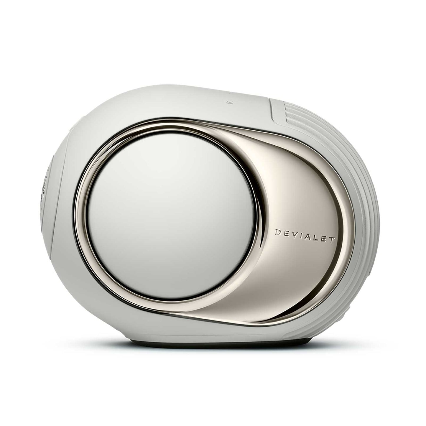 Devialet Phantom Ultimate 98 dB Light Pearl Side View