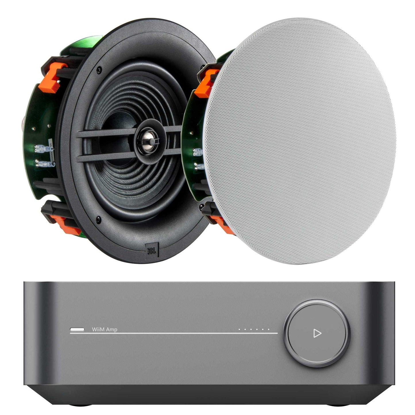 Wiim Amp with JBL Stage 280C Ceiling Speakers