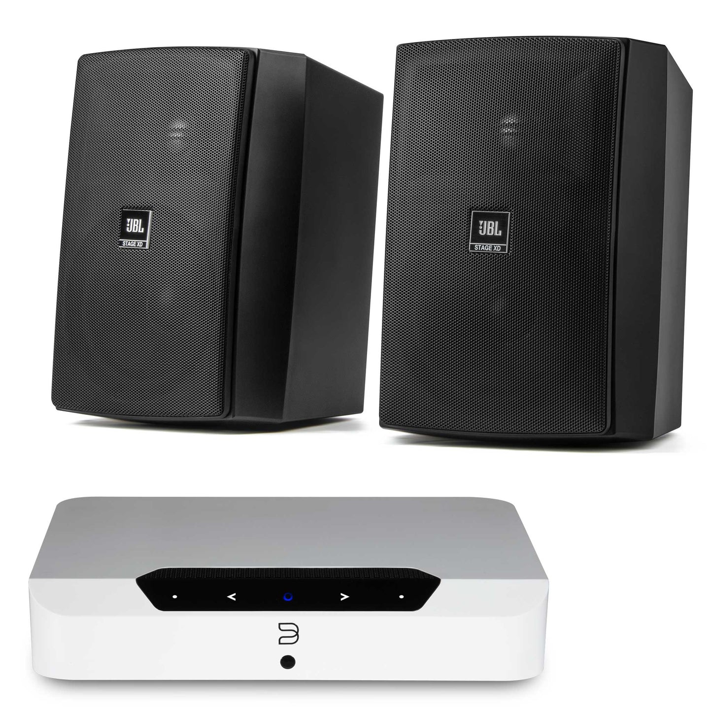 Bluesound Powernode Edge Outdoor Set with JBL XD5