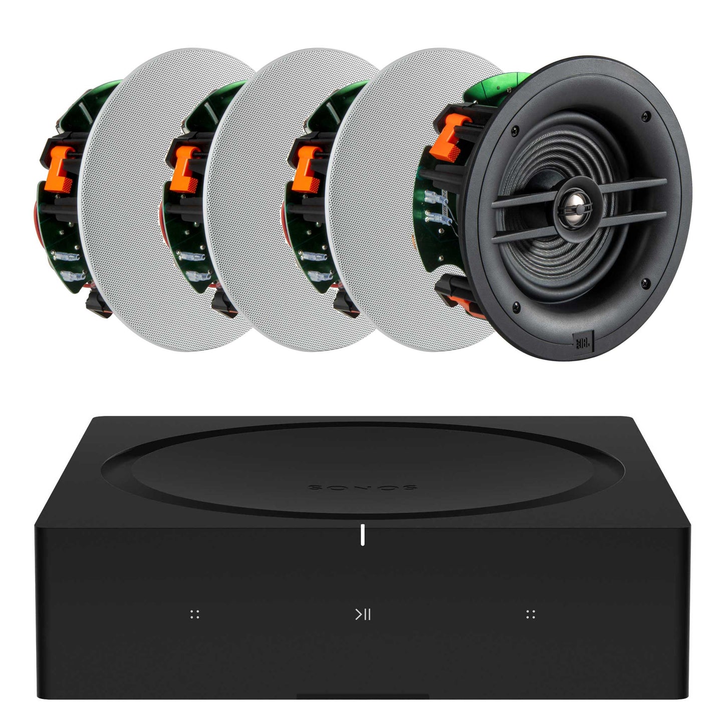 Sonos Amp + 4 x JBL Stage 260C In-Ceiling Speakers
